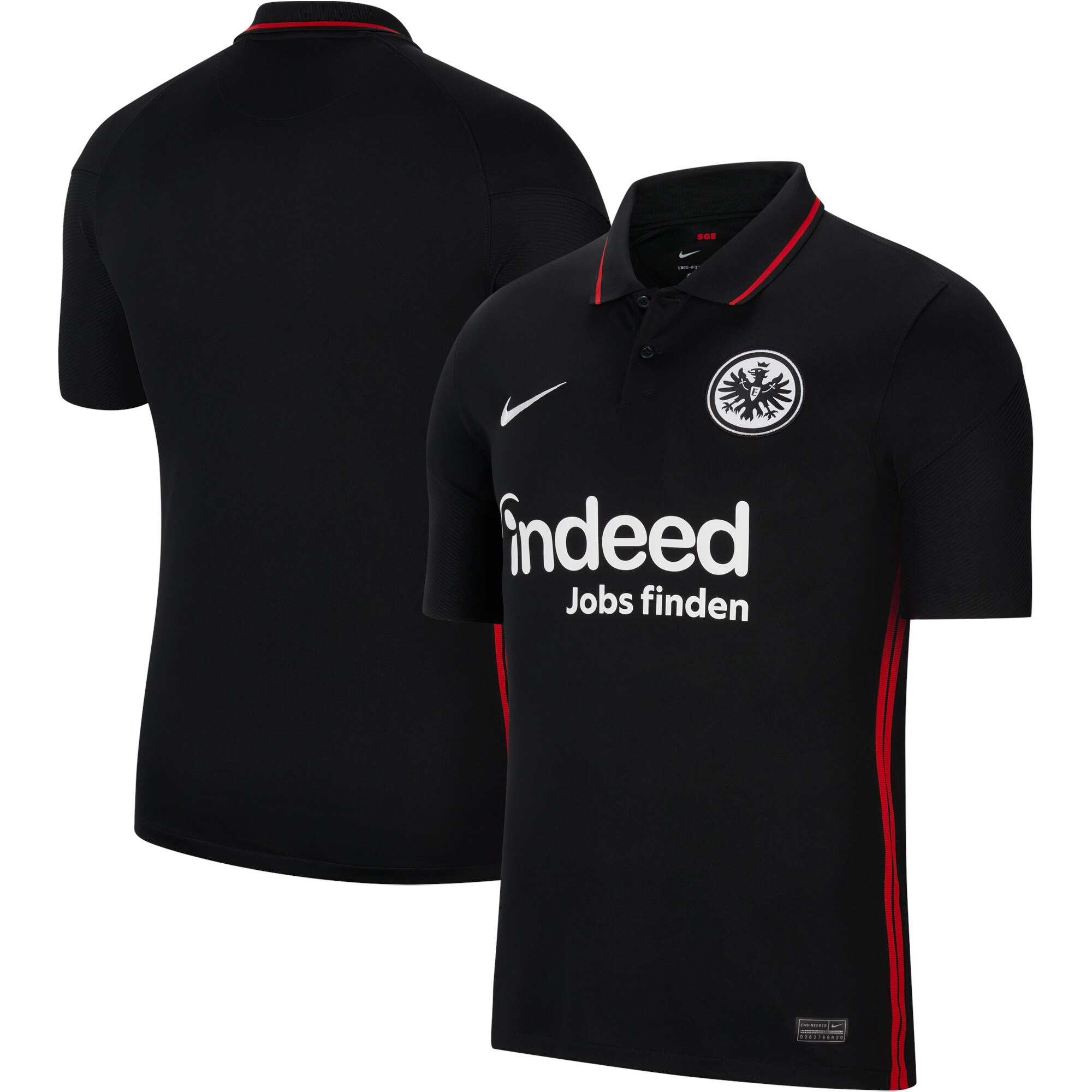 Eintracht Frankfurt Home Stadium Shirt 2021-22