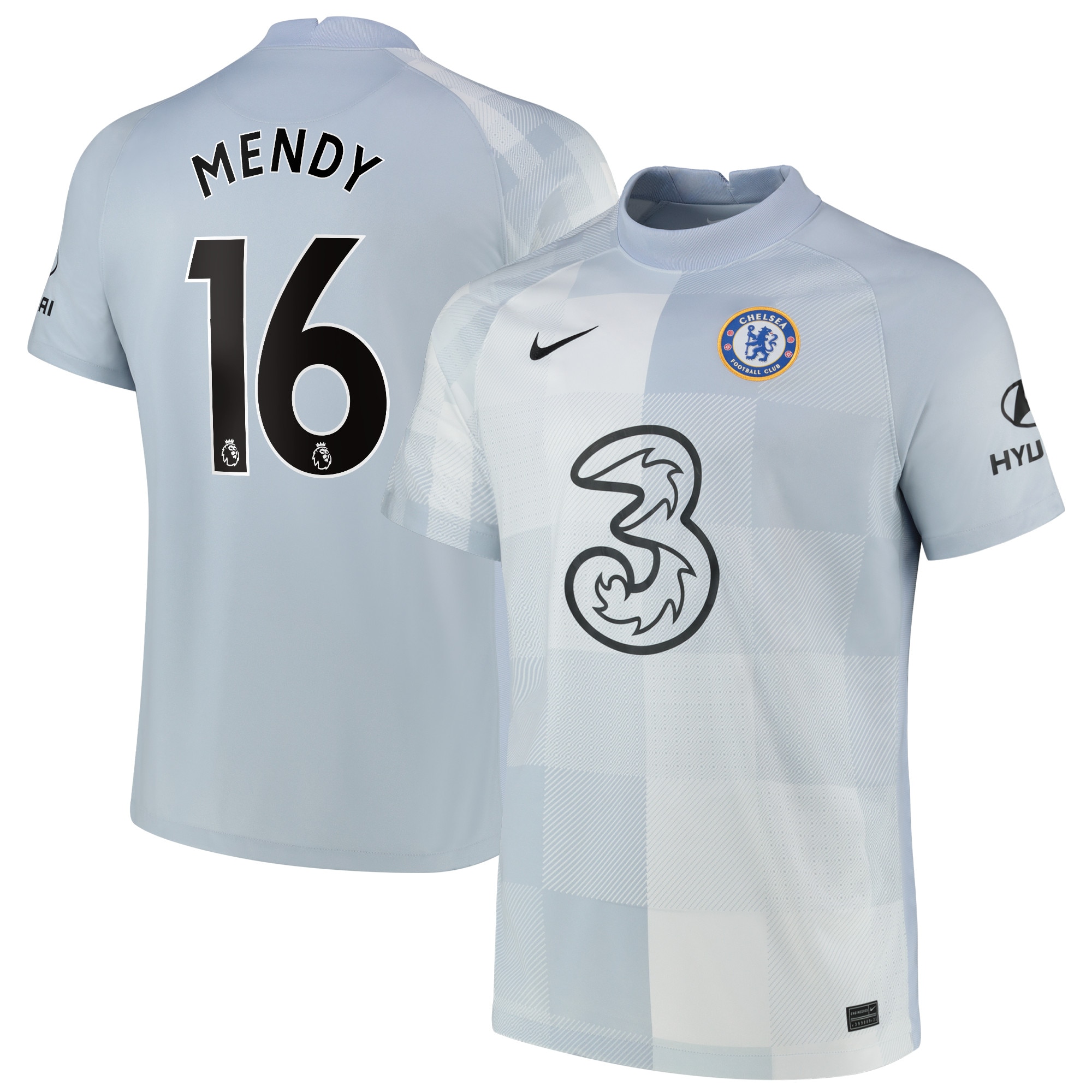 Chelsea Goalkeeper Stadium Shirt 2021-22 with Mendy 16 printing