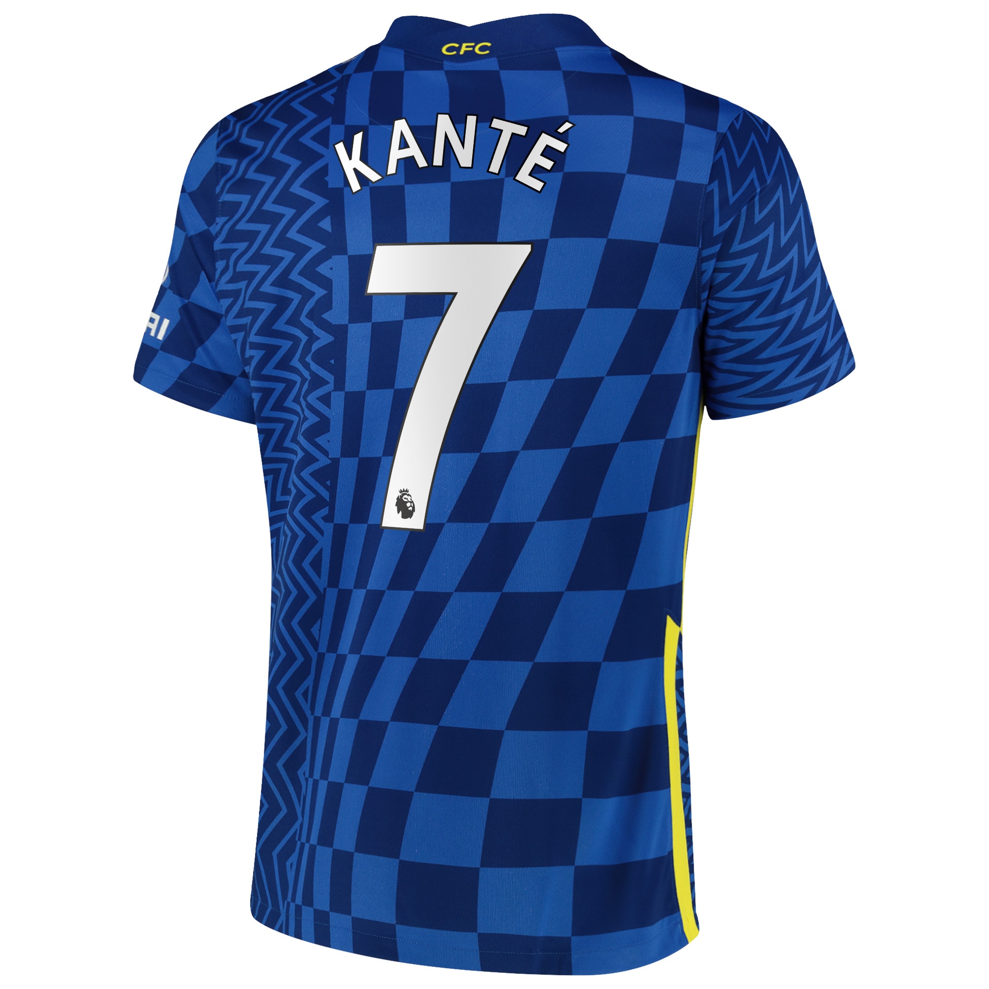 Chelsea Home Stadium Shirt 2021-22 with Kanté 7 printing