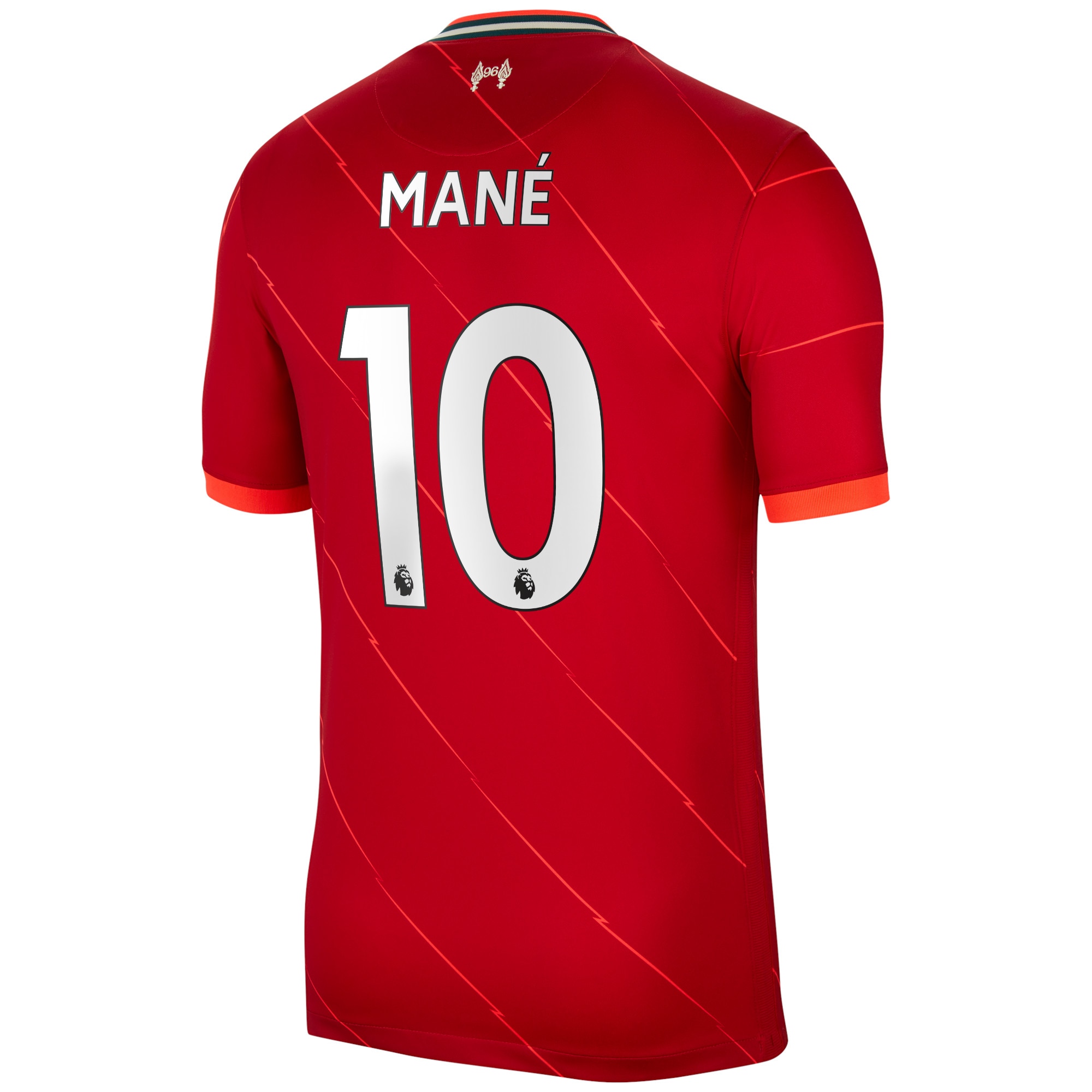 Liverpool Home Stadium Shirt 2021-22 with Mané 10 printing