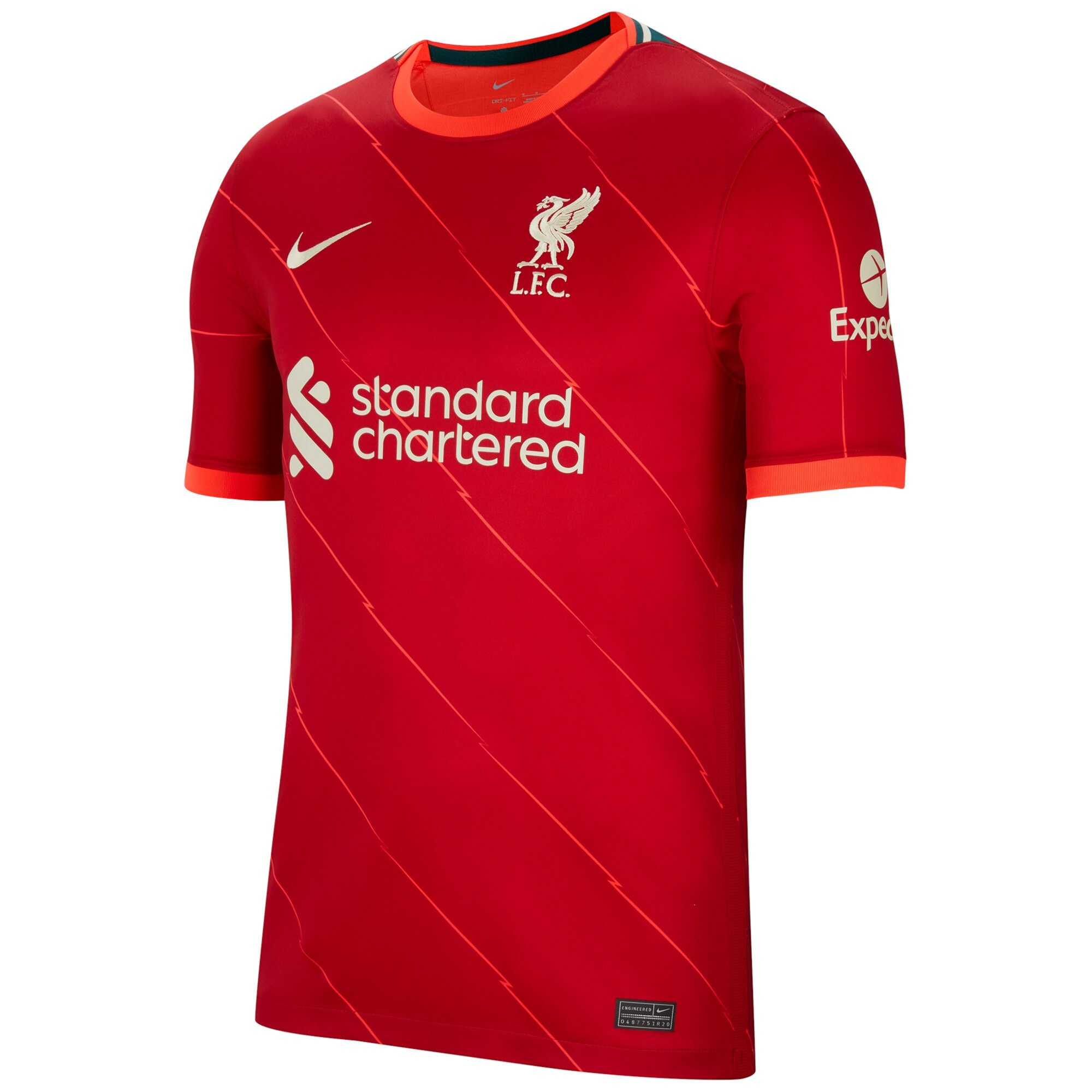 Liverpool Home Stadium Shirt 2021-22 with Diogo J. 20 printing