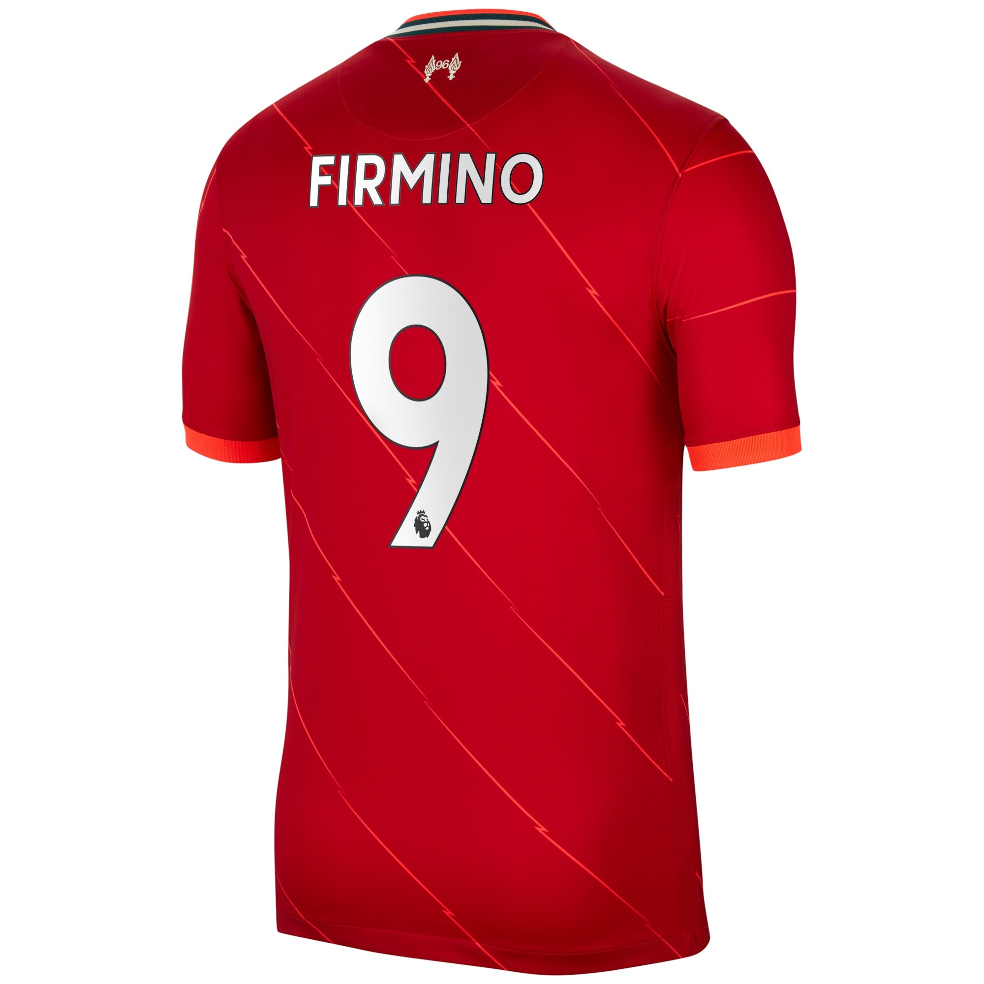 Liverpool Home Stadium Shirt 2021-22 with Firmino 9 printing