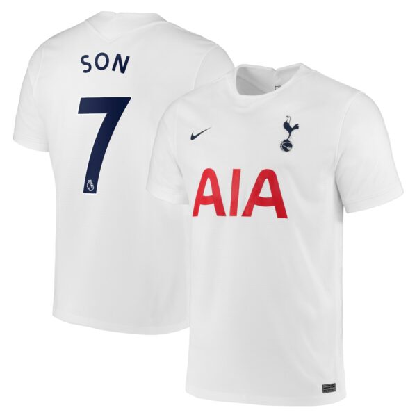 Tottenham Hotspur Home Stadium Shirt 2021-22 with Son 7 printing