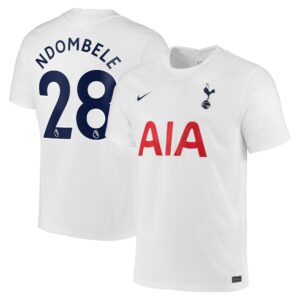 Tottenham Hotspur Home Stadium Shirt 2021-22 with Ndombele 28 printing
