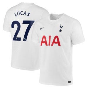 Tottenham Hotspur Home Stadium Shirt 2021-22 with Lucas 27 printing