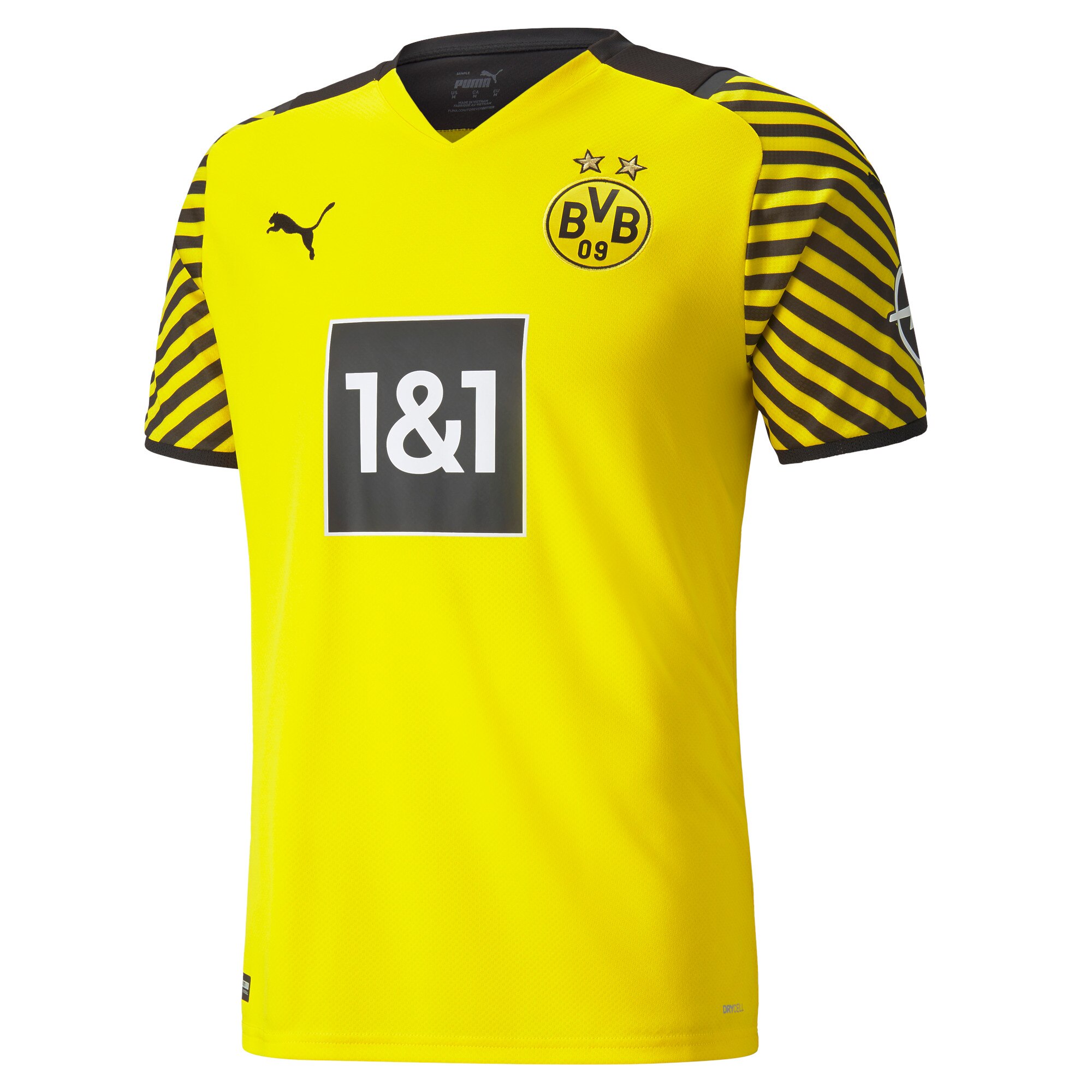 Borussia Dortmund Home Shirt 2021-22 with Haaland 9 printing