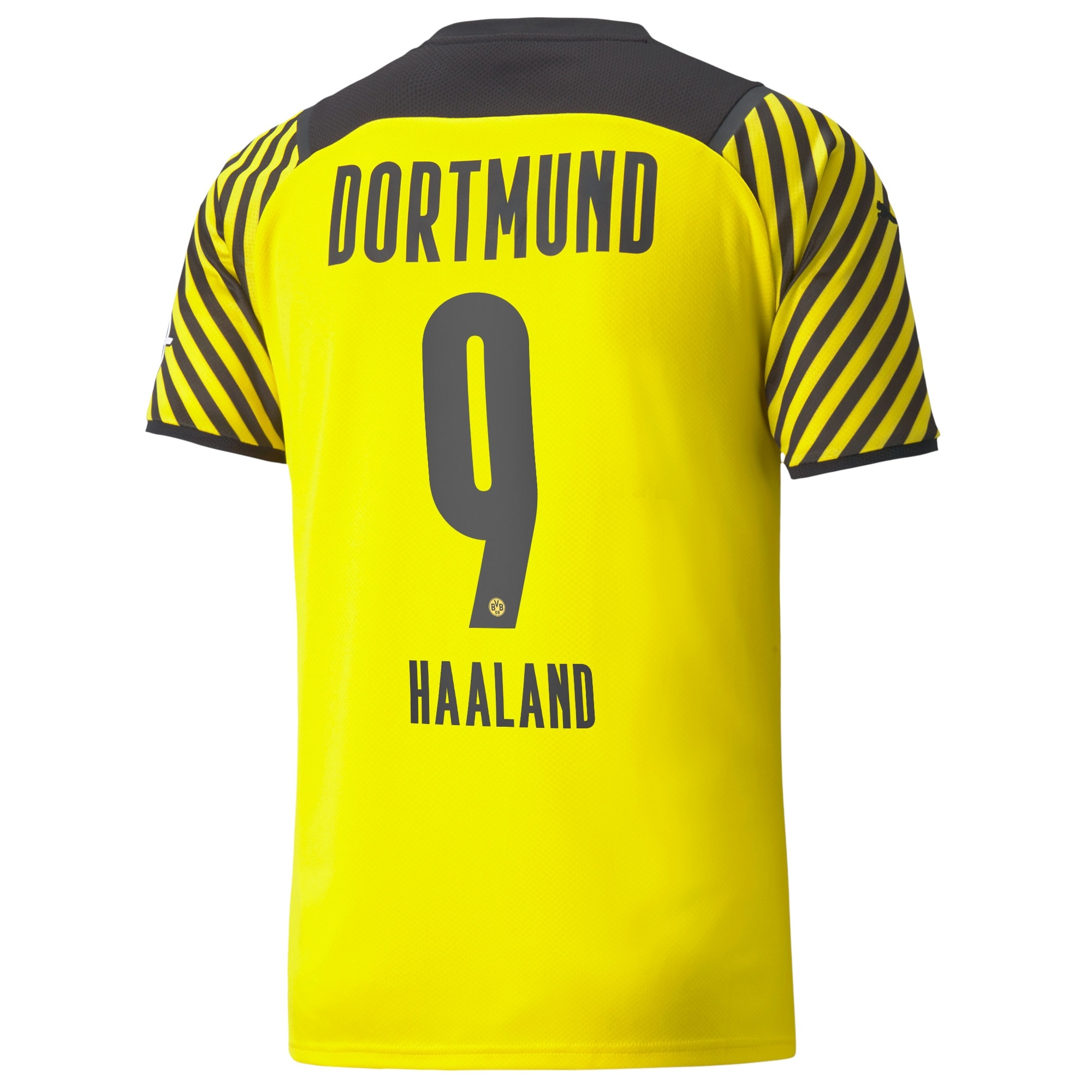 Borussia Dortmund Home Shirt 2021-22 with Haaland 9 printing