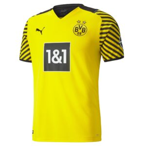 Borussia Dortmund Home Shirt 2021-22 with Bellingham 22 printing