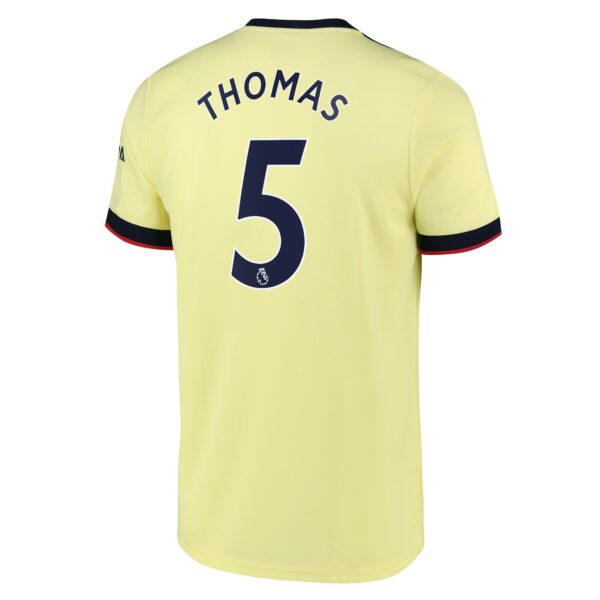 Arsenal Away Shirt 2021-22 with Thomas 5 printing