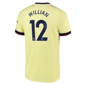 Arsenal Away Shirt 2021-22 with Willian 12 printing