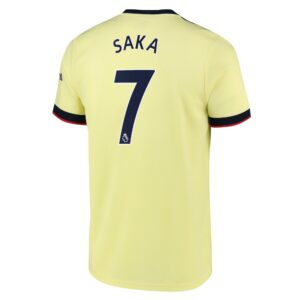Arsenal Away Shirt 2021-22 with Saka 7 printing