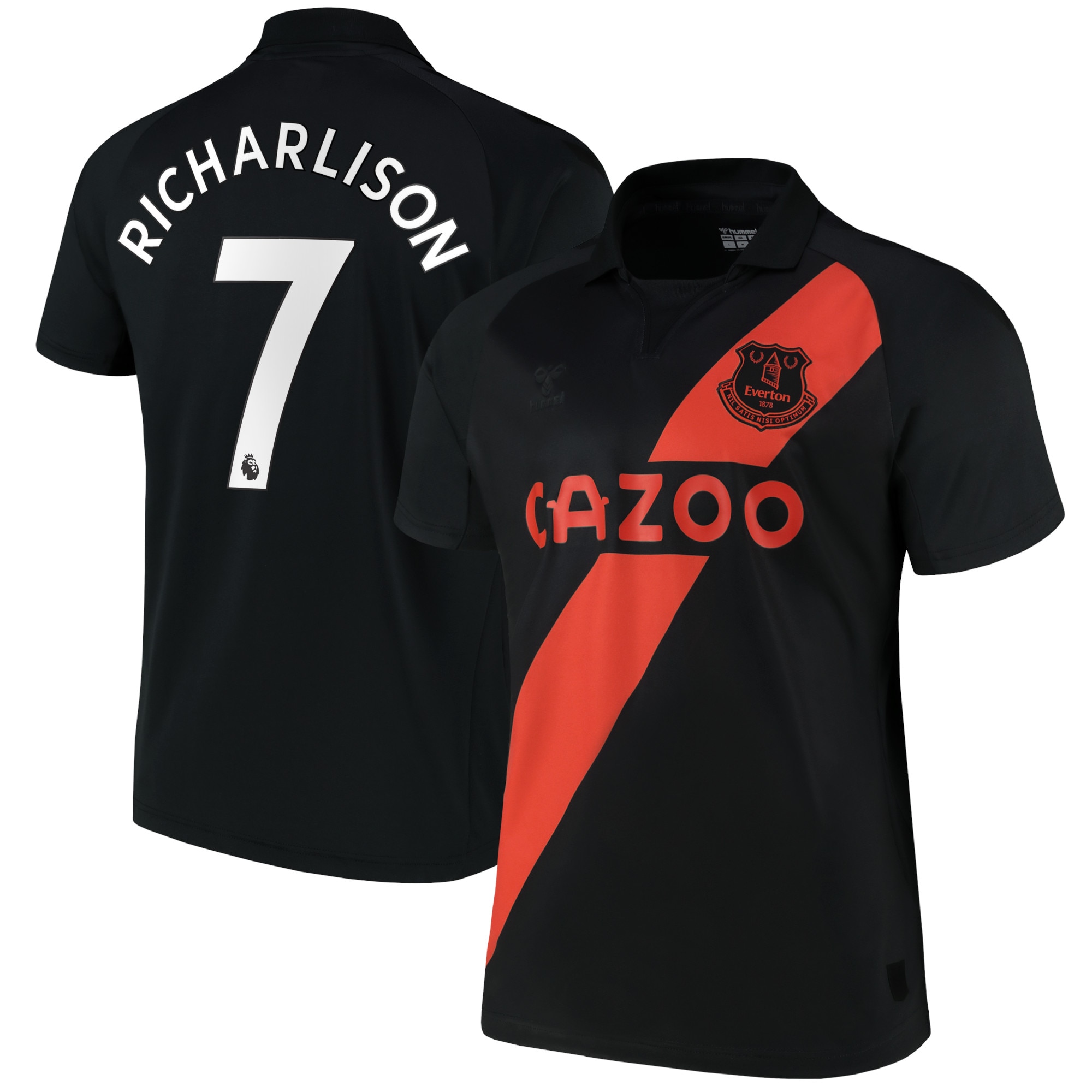 Everton Away Shirt 2021-22 with Richarlison 7 printing