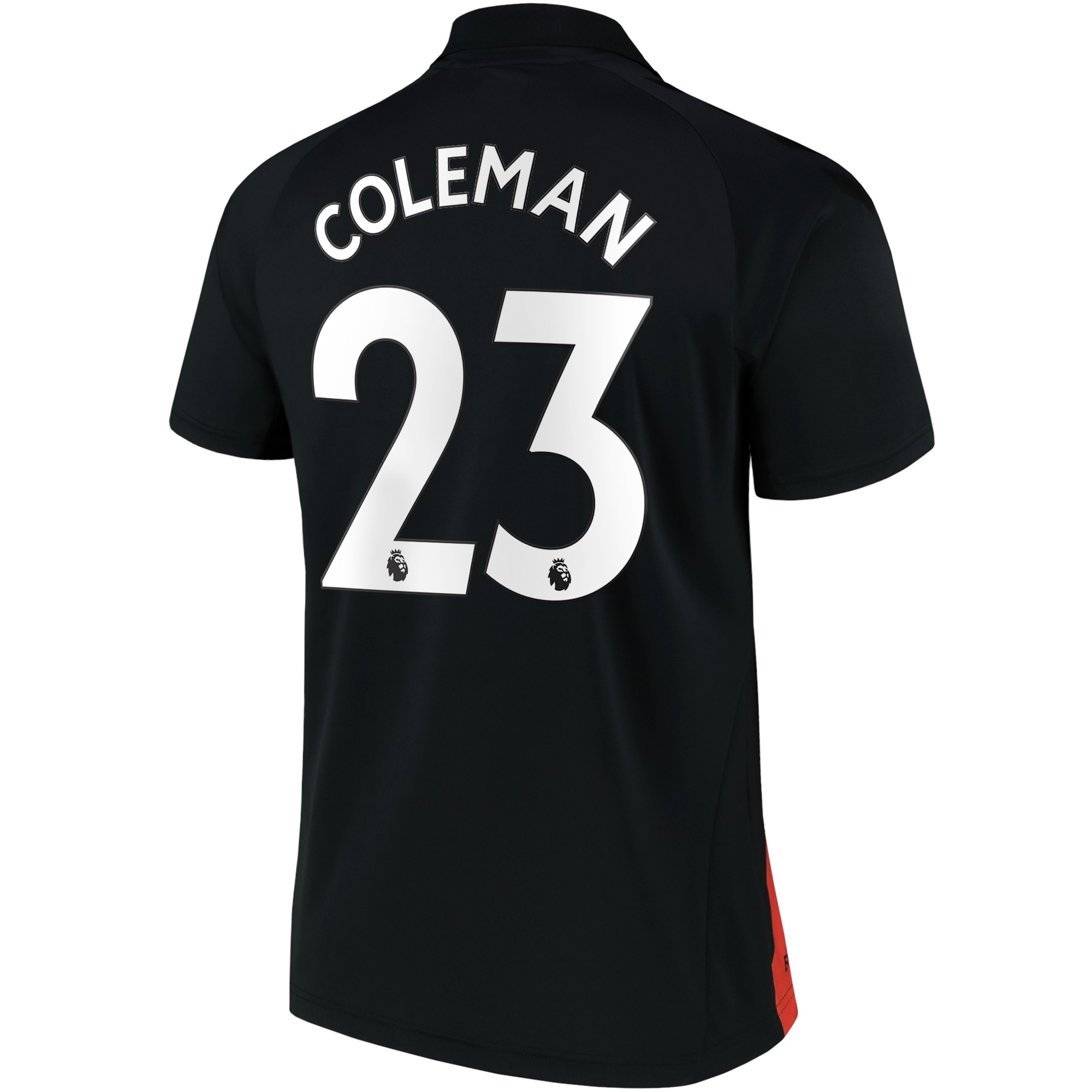 Everton Away Shirt 2021-22 with Coleman 23 printing