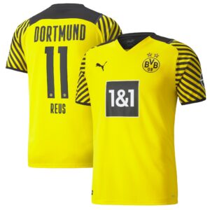 Borussia Dortmund Home Shirt 2021-22 with Reus 11 printing