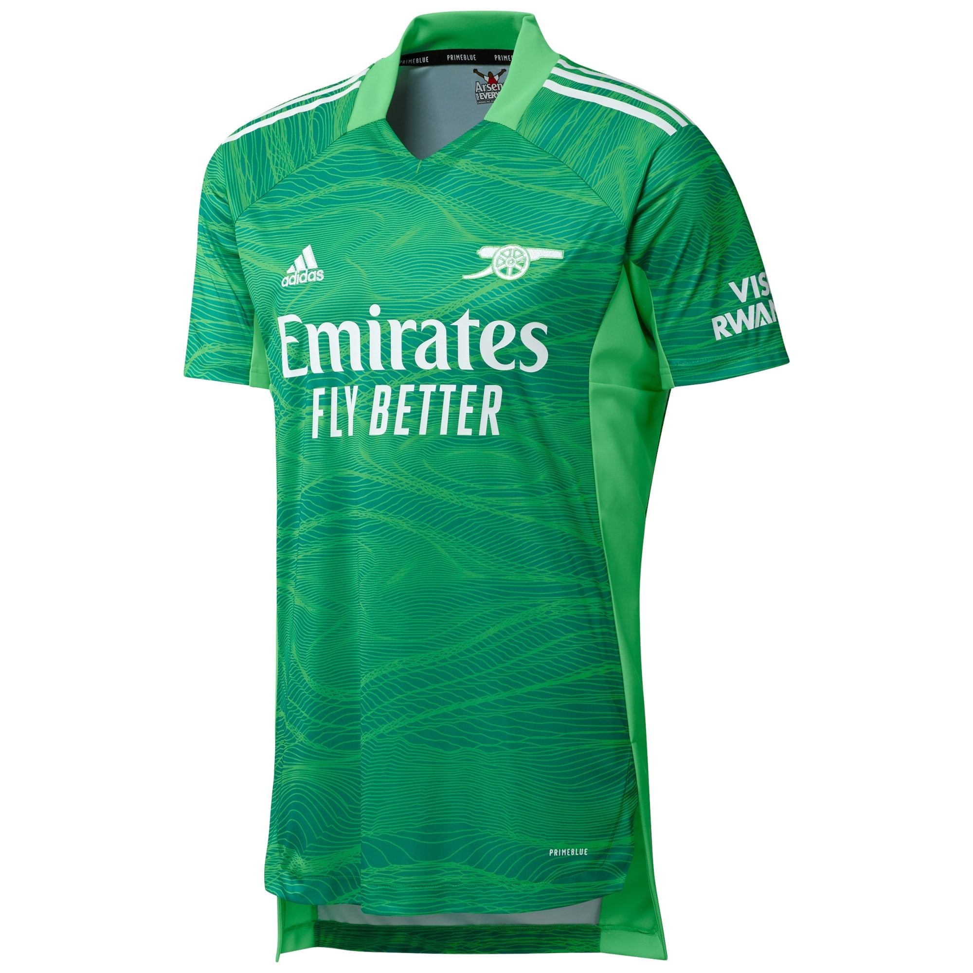 Arsenal Home Goalkeeper Shirt 2021-22 with Leno 1 printing