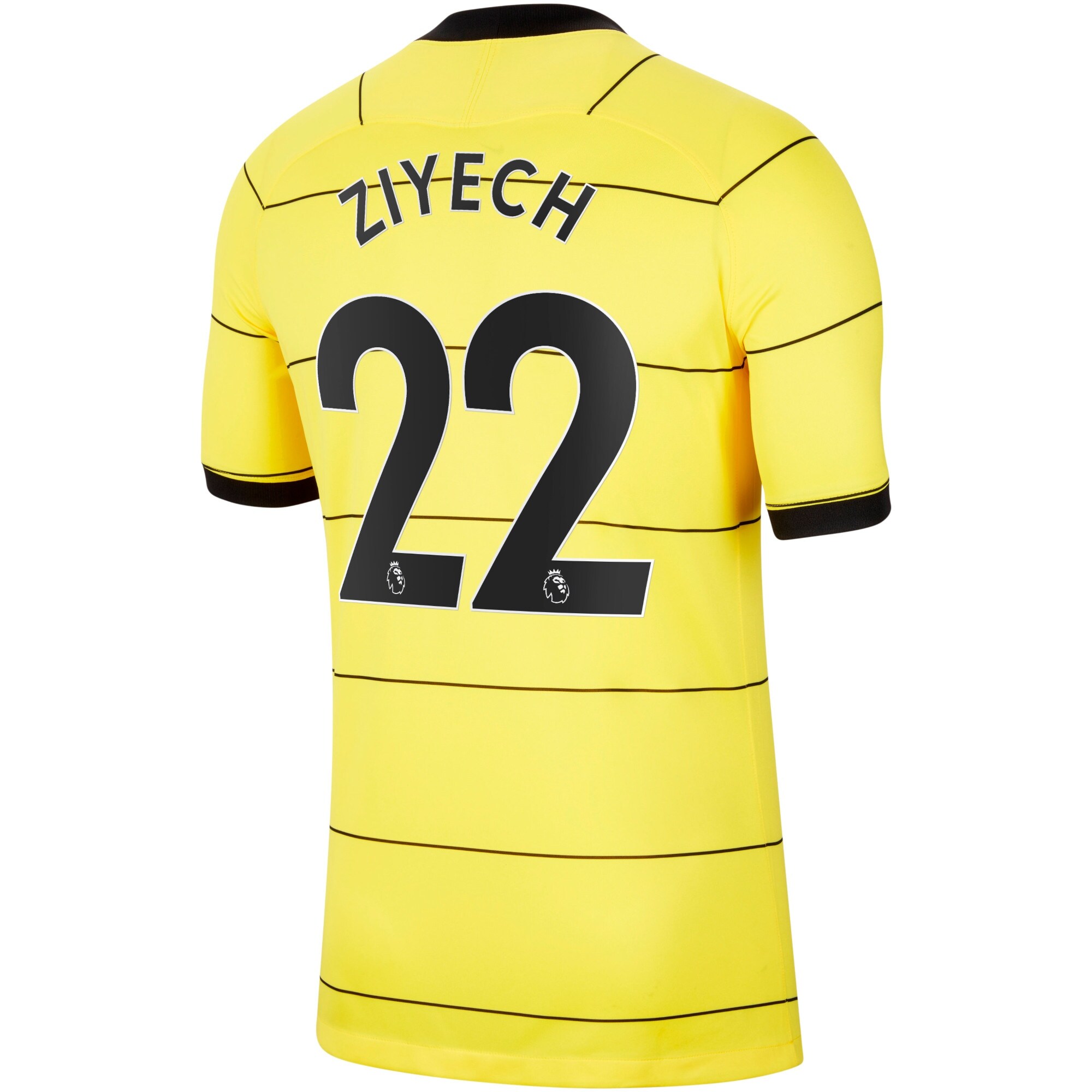 Chelsea Away Stadium Shirt 2021-22 with Ziyech 22 printing
