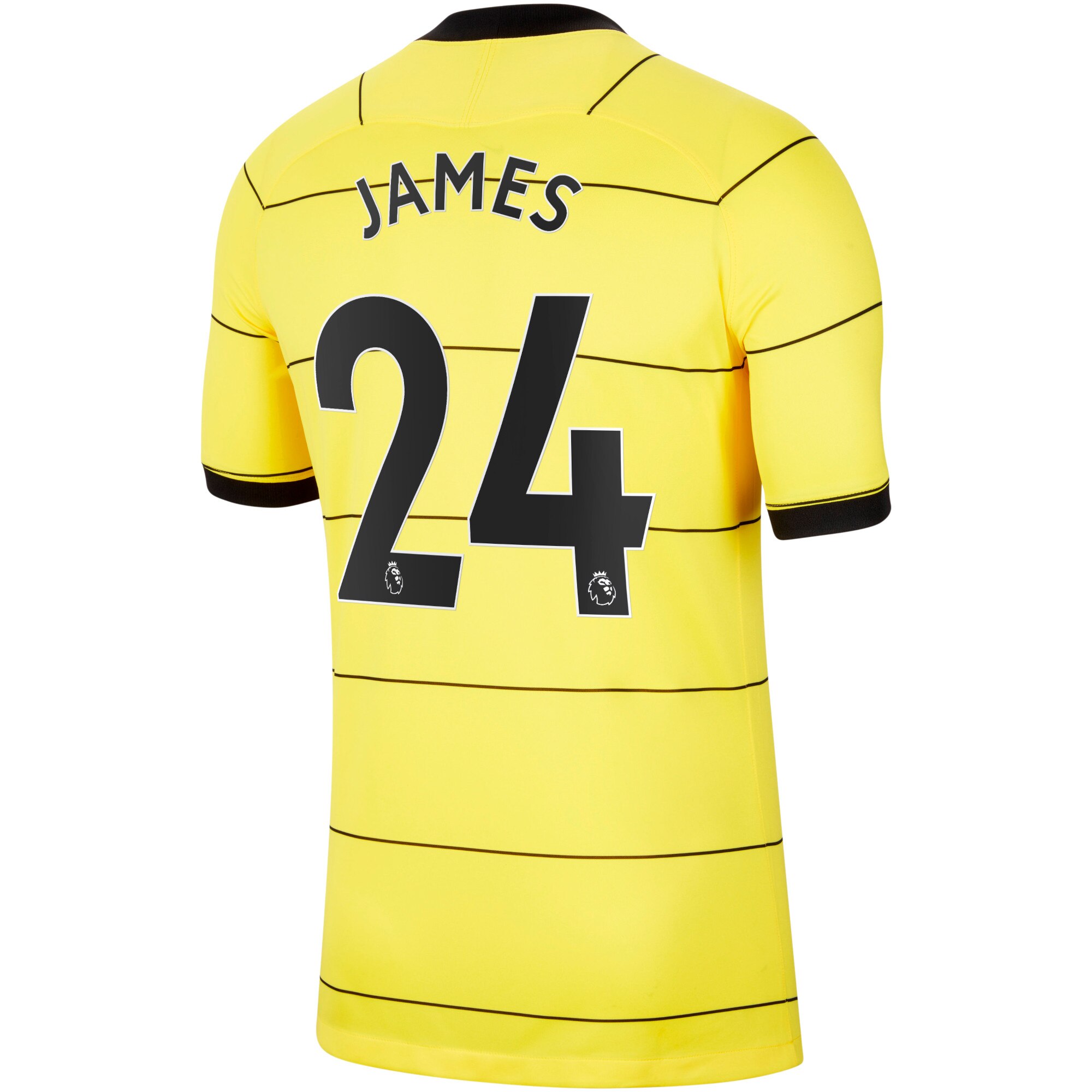 Chelsea Away Stadium Shirt 2021-22 with James 24 printing