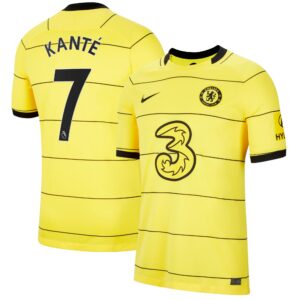 Chelsea Away Stadium Shirt 2021-22 with Kanté 7 printing