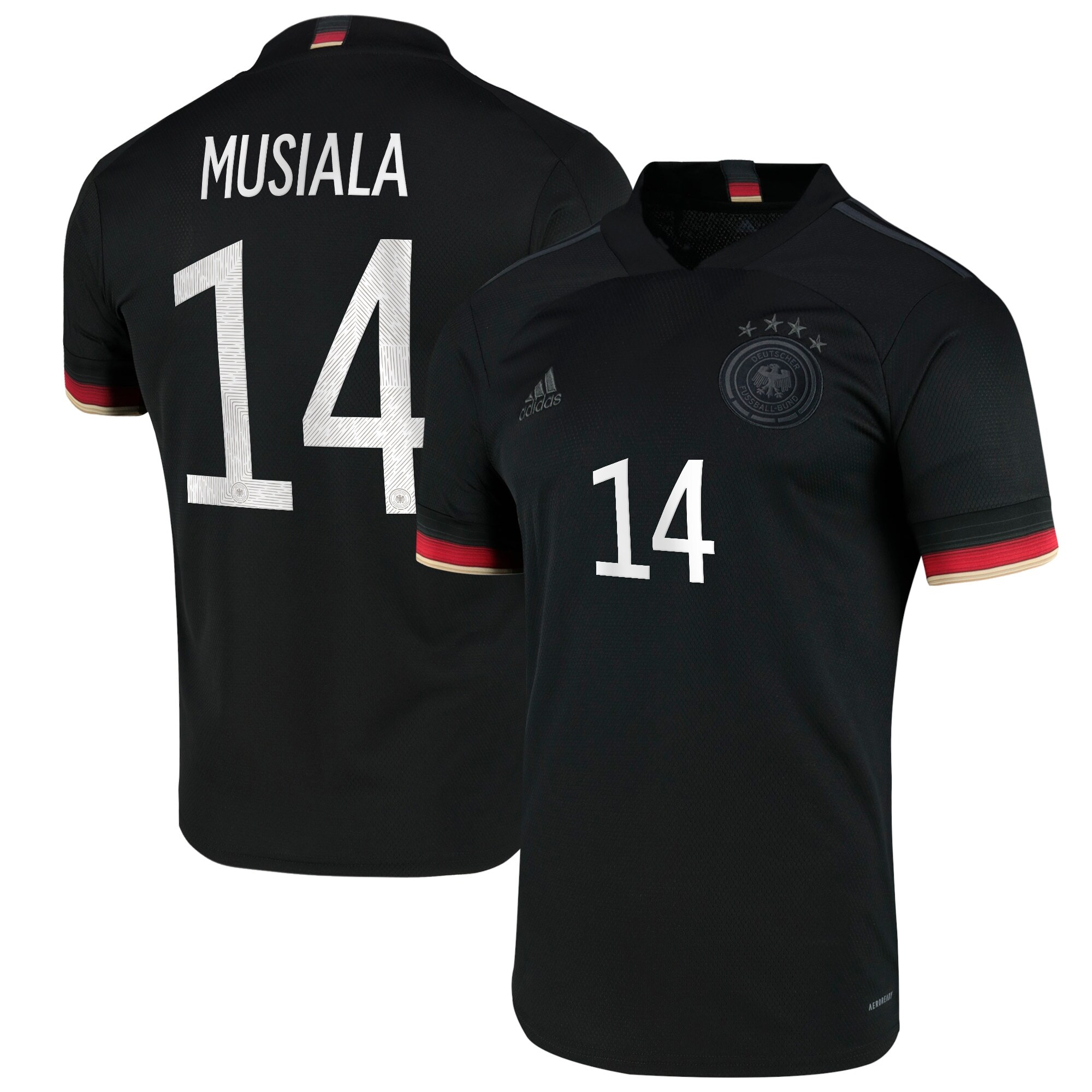 Germany Away Shirt 2021-22 with Musiala 14 printing