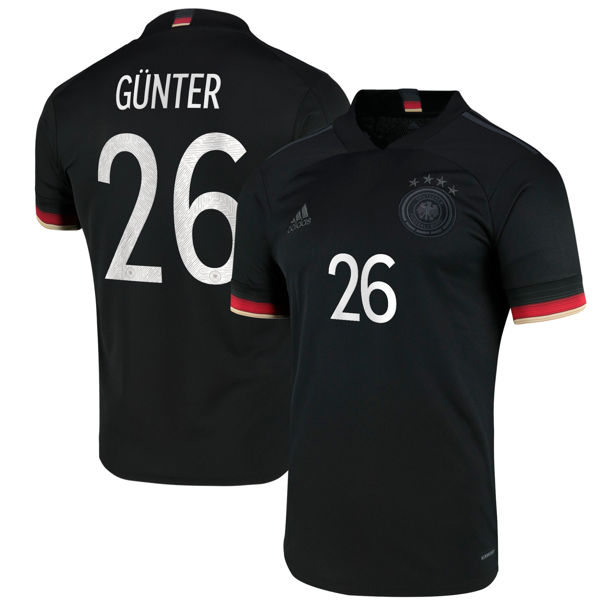 Germany Away Shirt 2021-22 with Gunter 26 printing