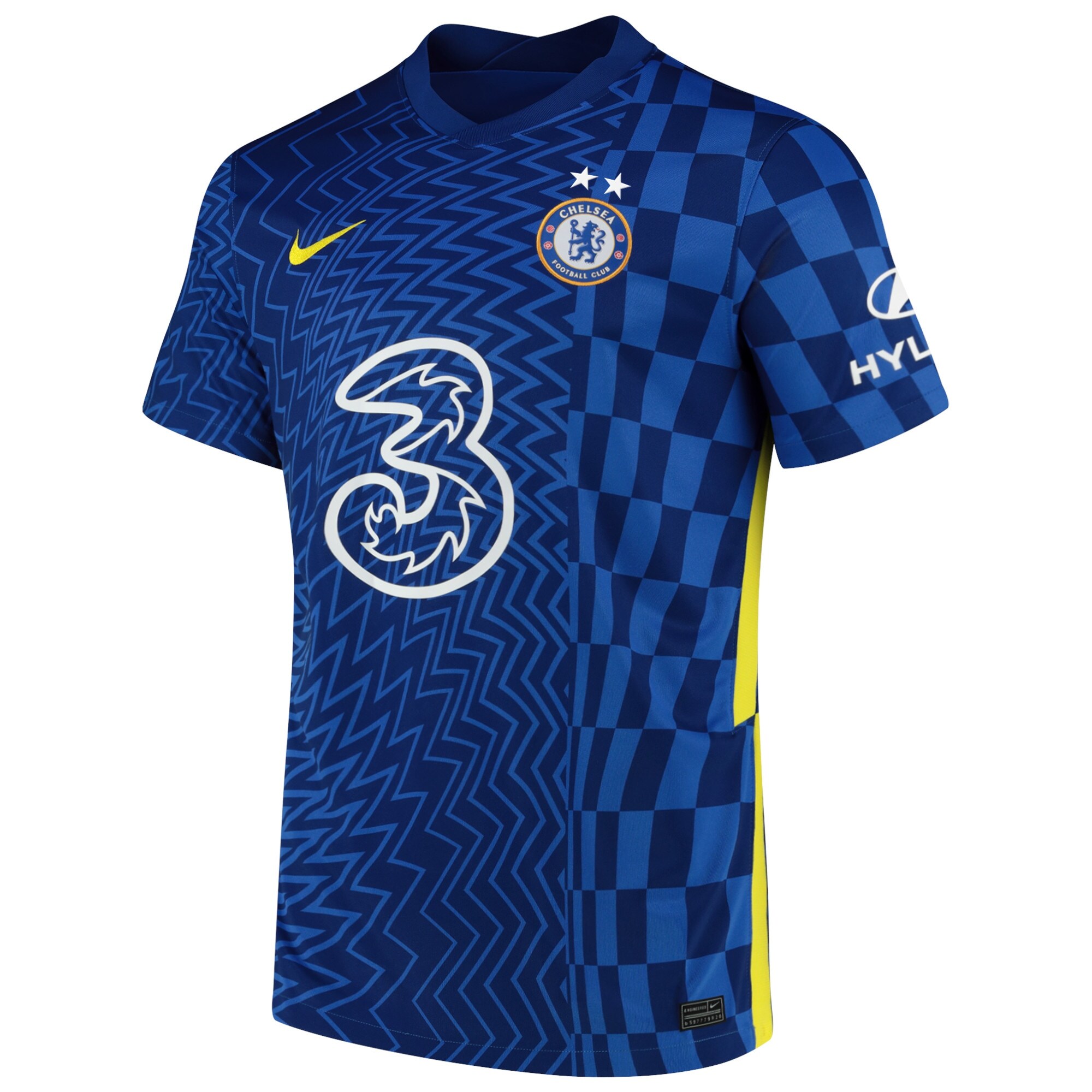 Chelsea Cup Home Stadium Shirt 2021-22 with Champions of Europe 21 printing
