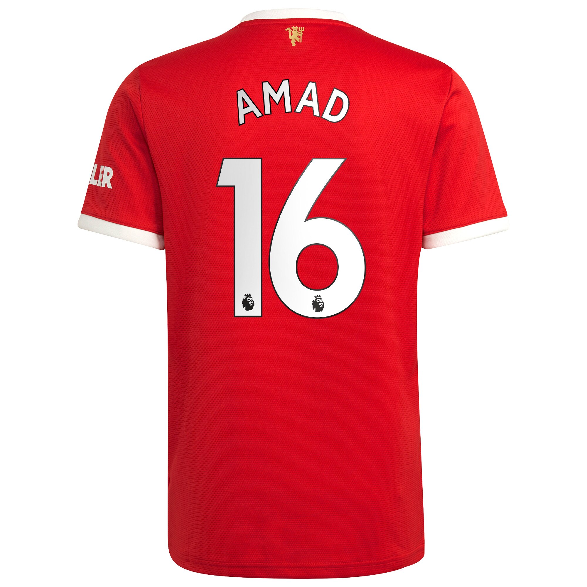 Manchester United Home Shirt 2021-22 with Amad 16 printing