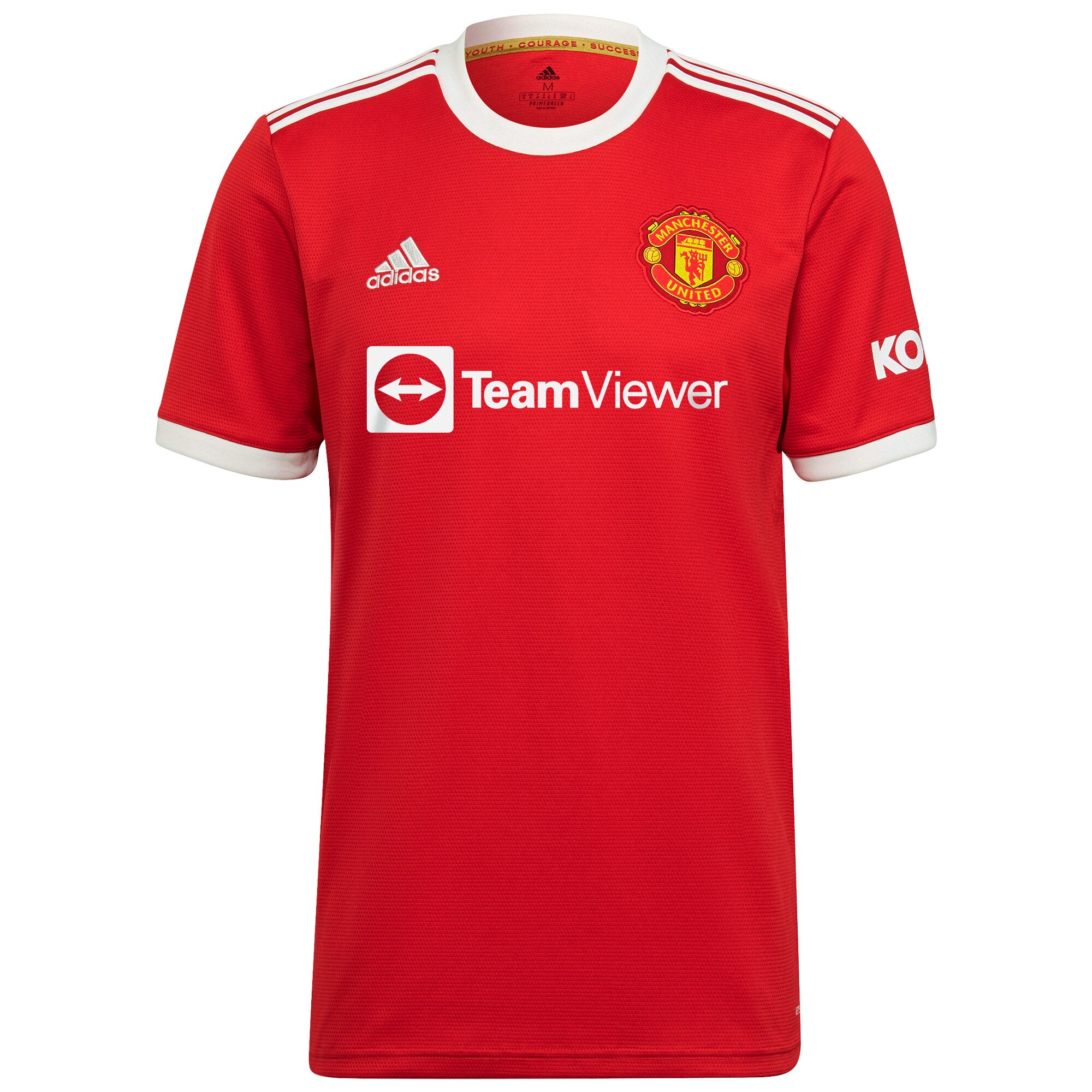 Manchester United Home Shirt 2021-22 with Van De Beek 34 printing