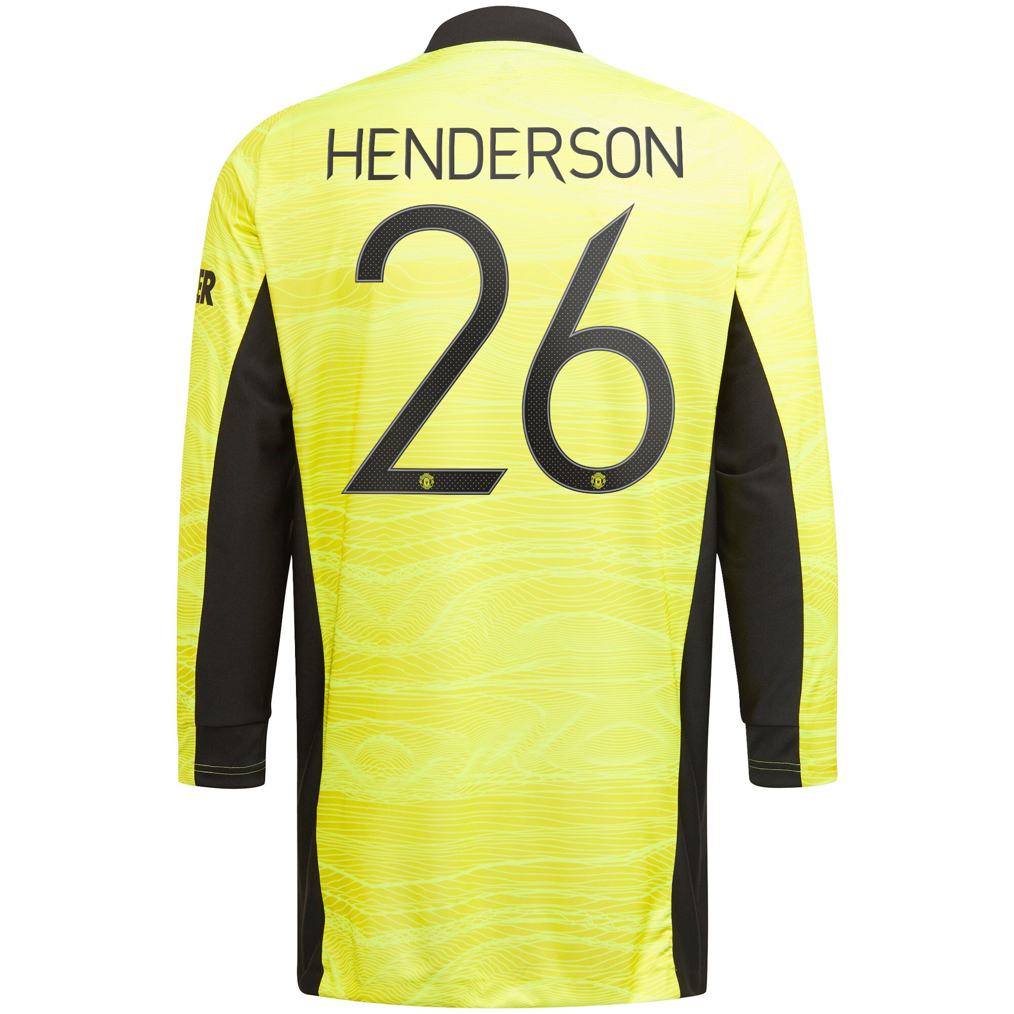 Manchester United Cup Home Goalkeeper Shirt 2021-22 with Henderson 26 printing