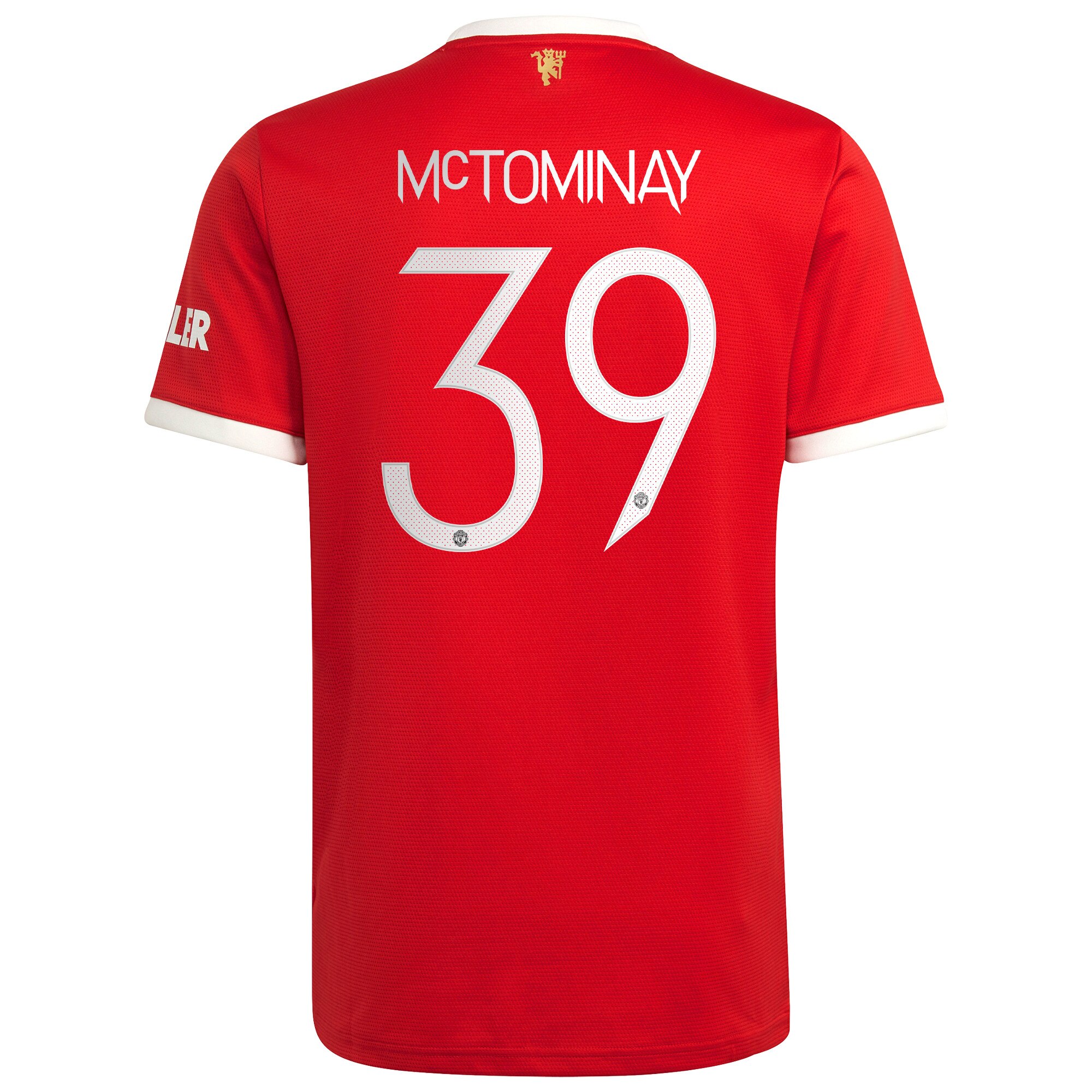 Manchester United Cup Home Shirt 2021-22 with McTominay 39 printing