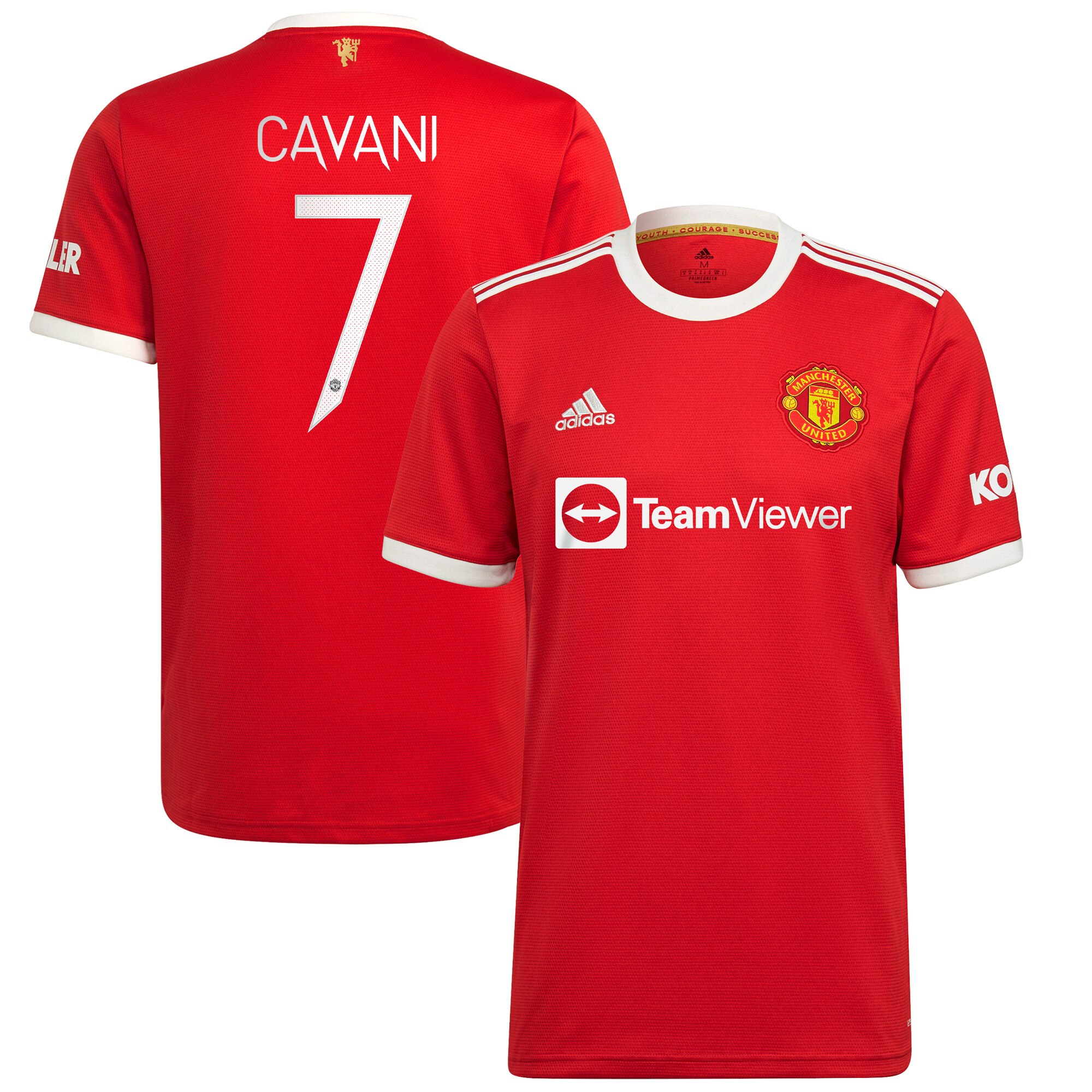 Manchester United Cup Home Shirt 2021-22 with Cavani 7 printing