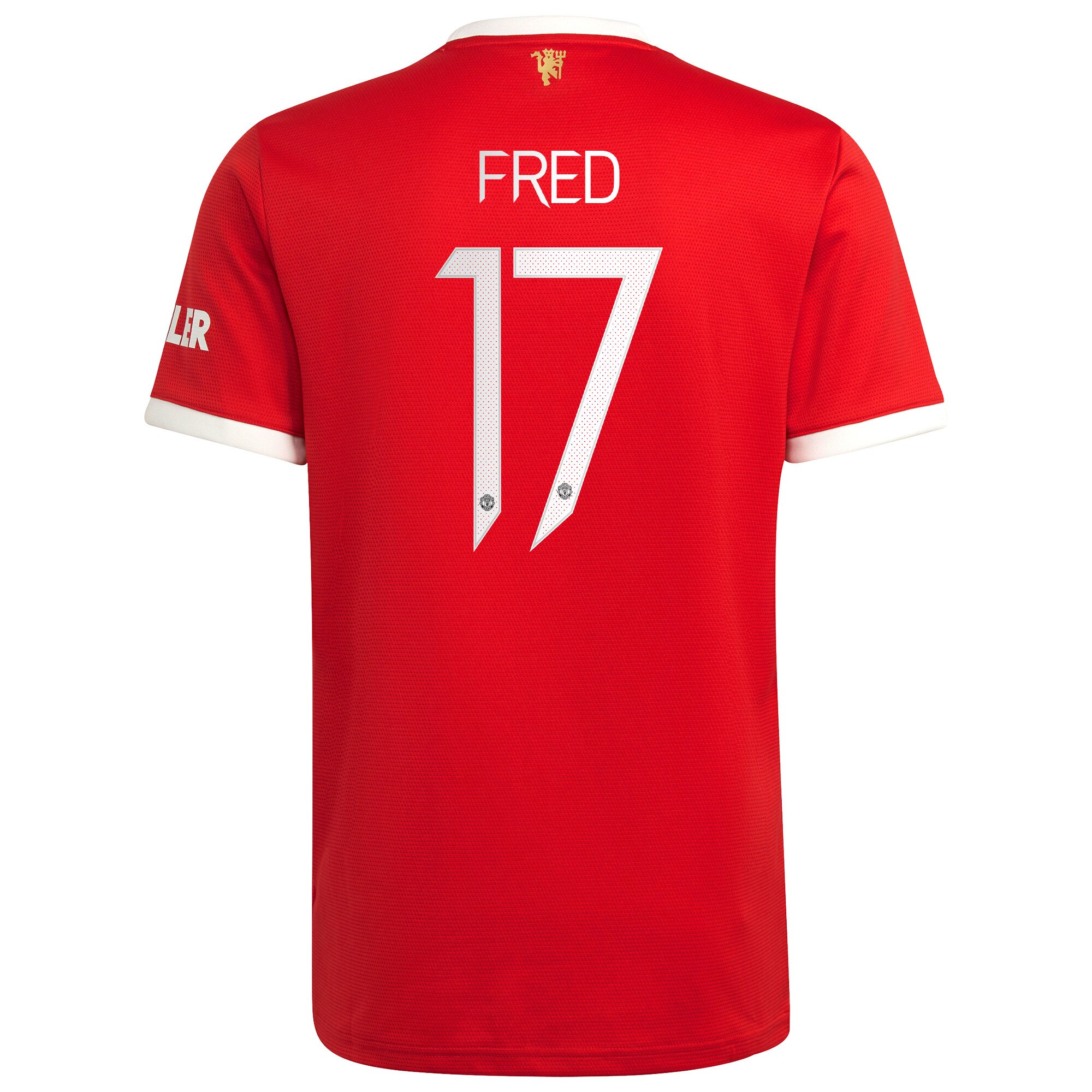 Manchester United Cup Home Shirt 2021-22 with Fred 17 printing