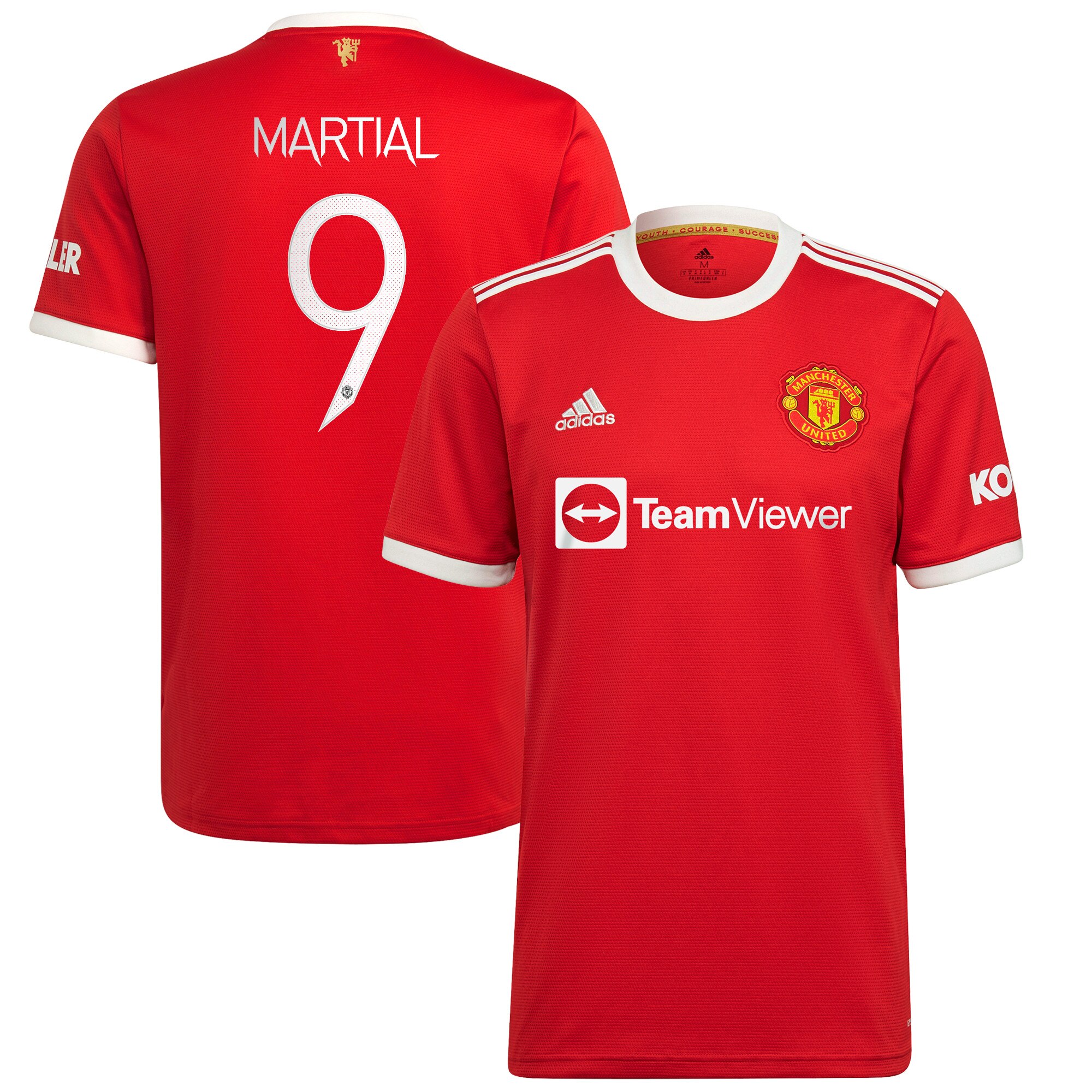 Manchester United Cup Home Shirt 2021-22 with Martial 9 printing