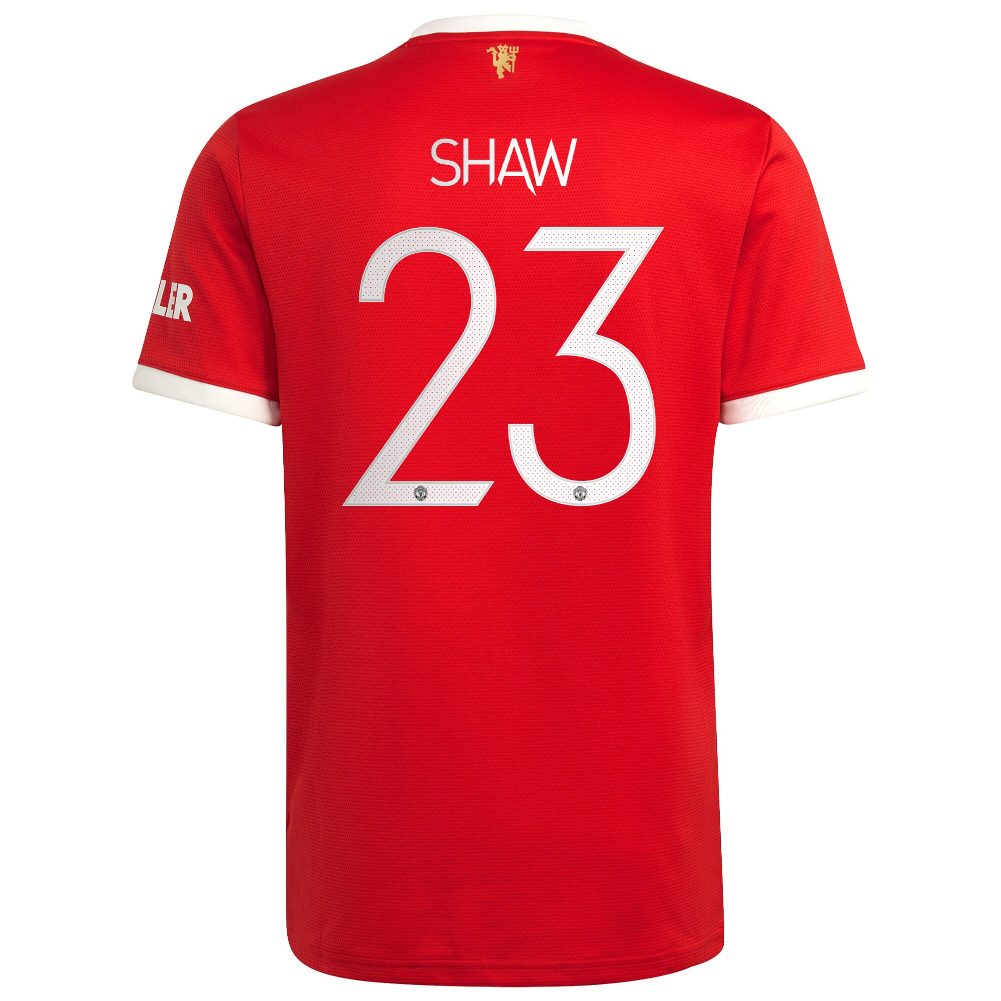 Manchester United Cup Home Shirt 2021-22 with Shaw 23 printing