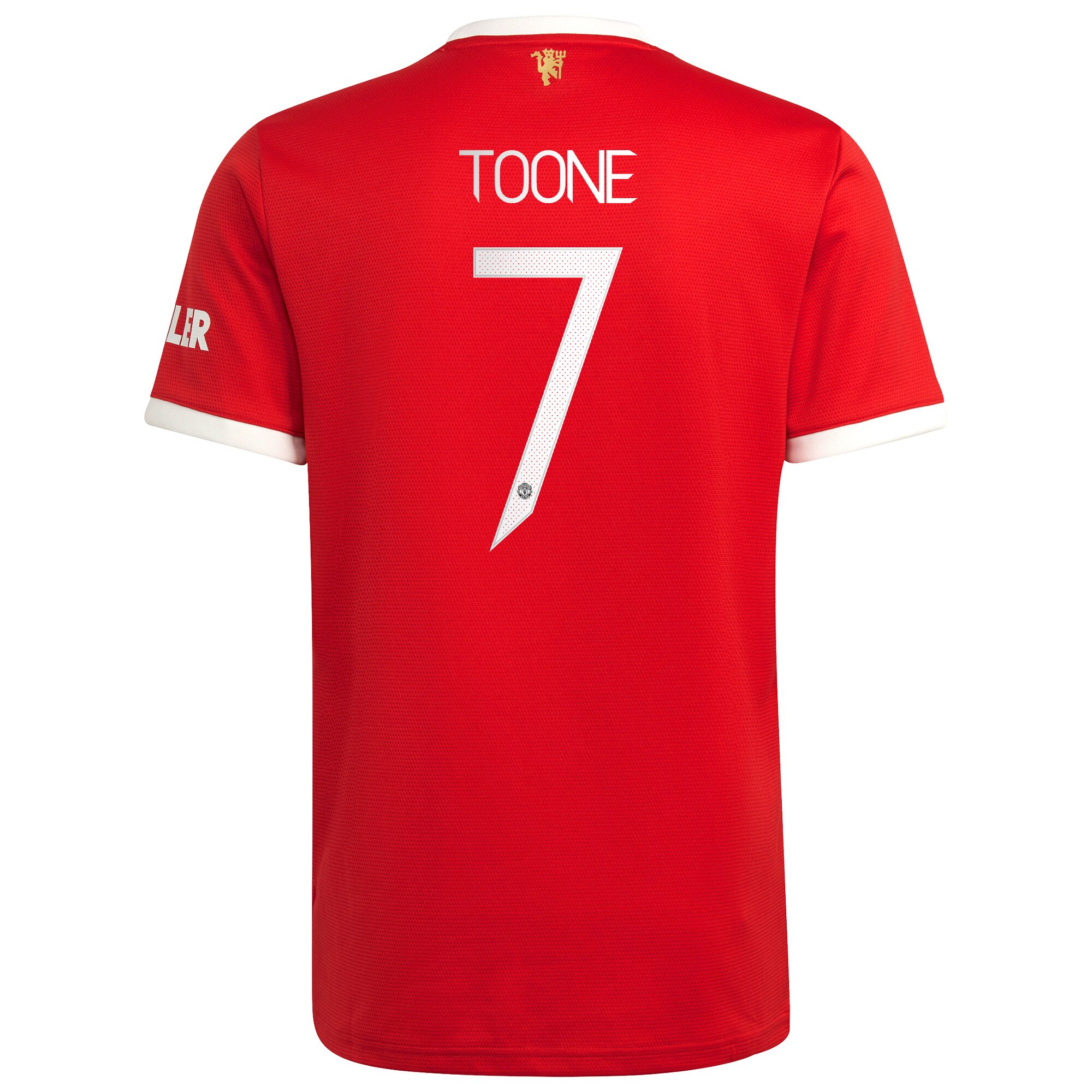 Manchester United Cup Home Shirt 2021-22 with Toone 7 printing