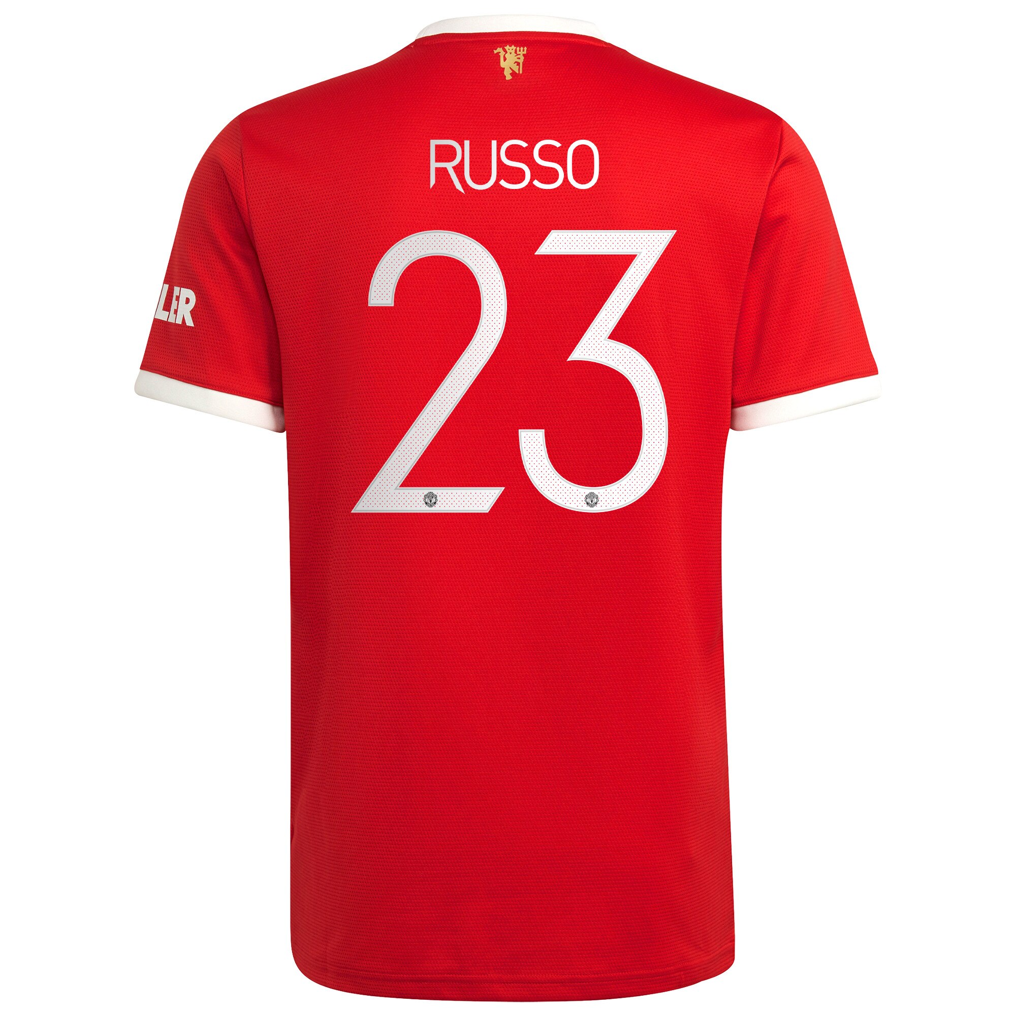 Manchester United Cup Home Shirt 2021-22 with Russo 23 printing