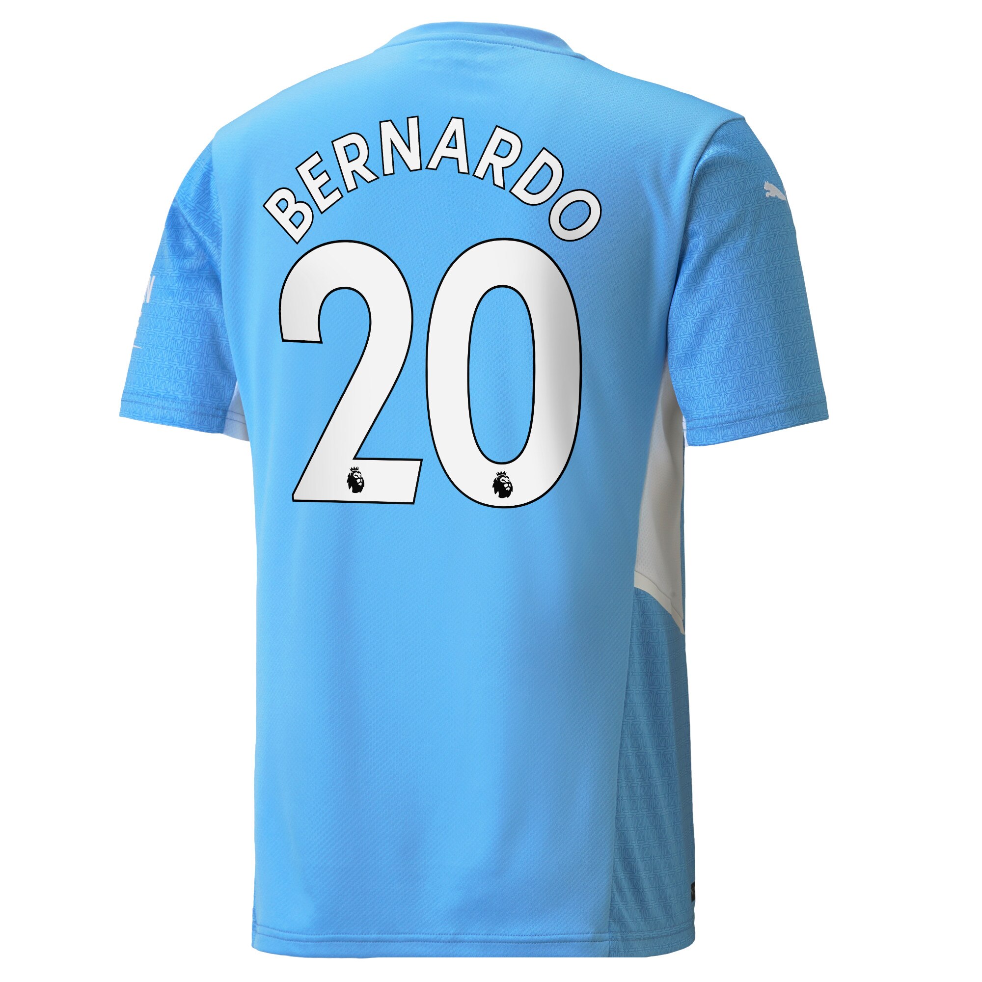Manchester City Home Shirt 2021-22 with Bernardo 20 printing