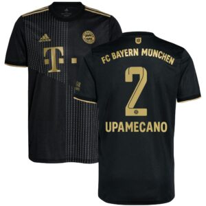 FC Bayern Away Shirt 2021-22 with Upamecano 2 printing