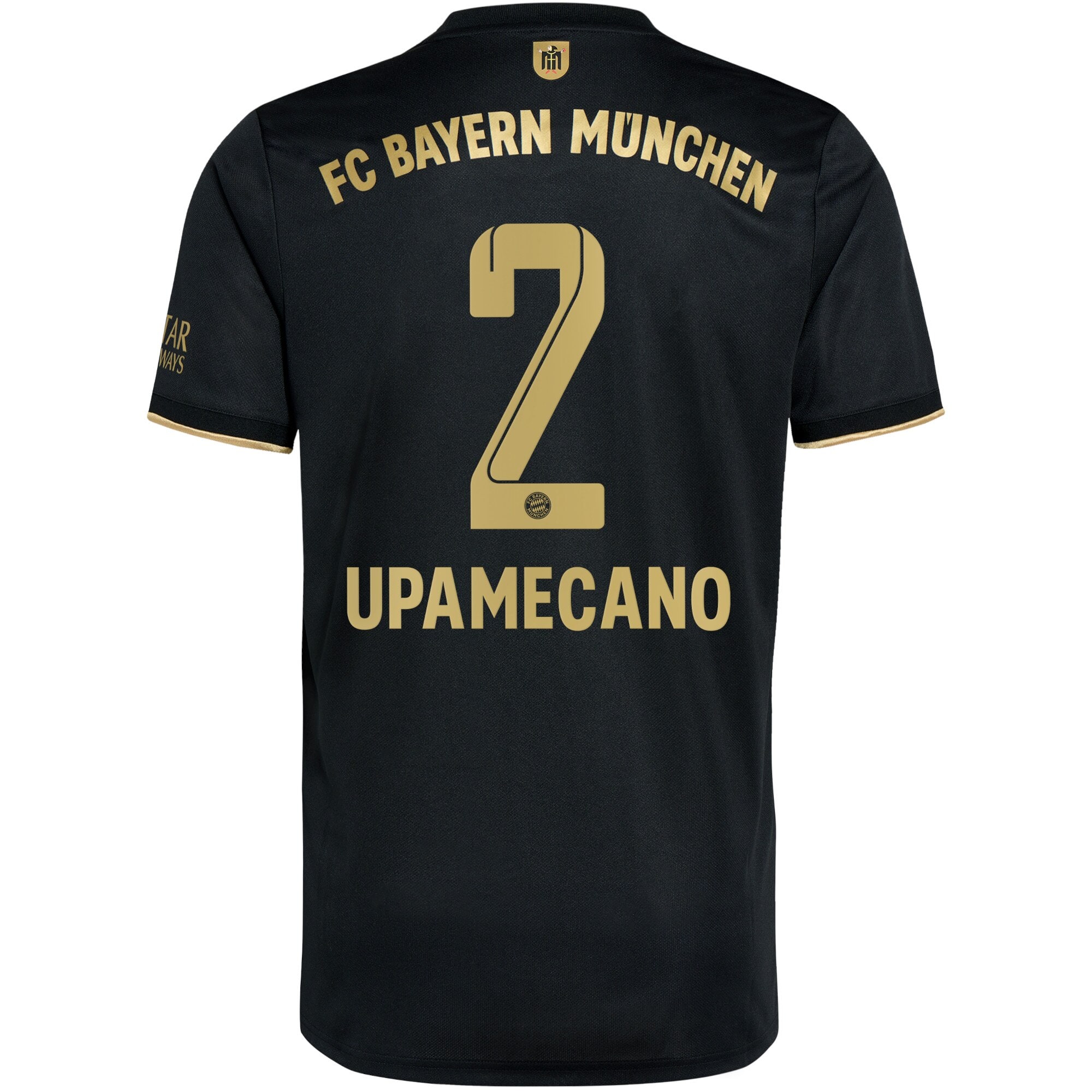FC Bayern Away Shirt 2021-22 with Upamecano 2 printing