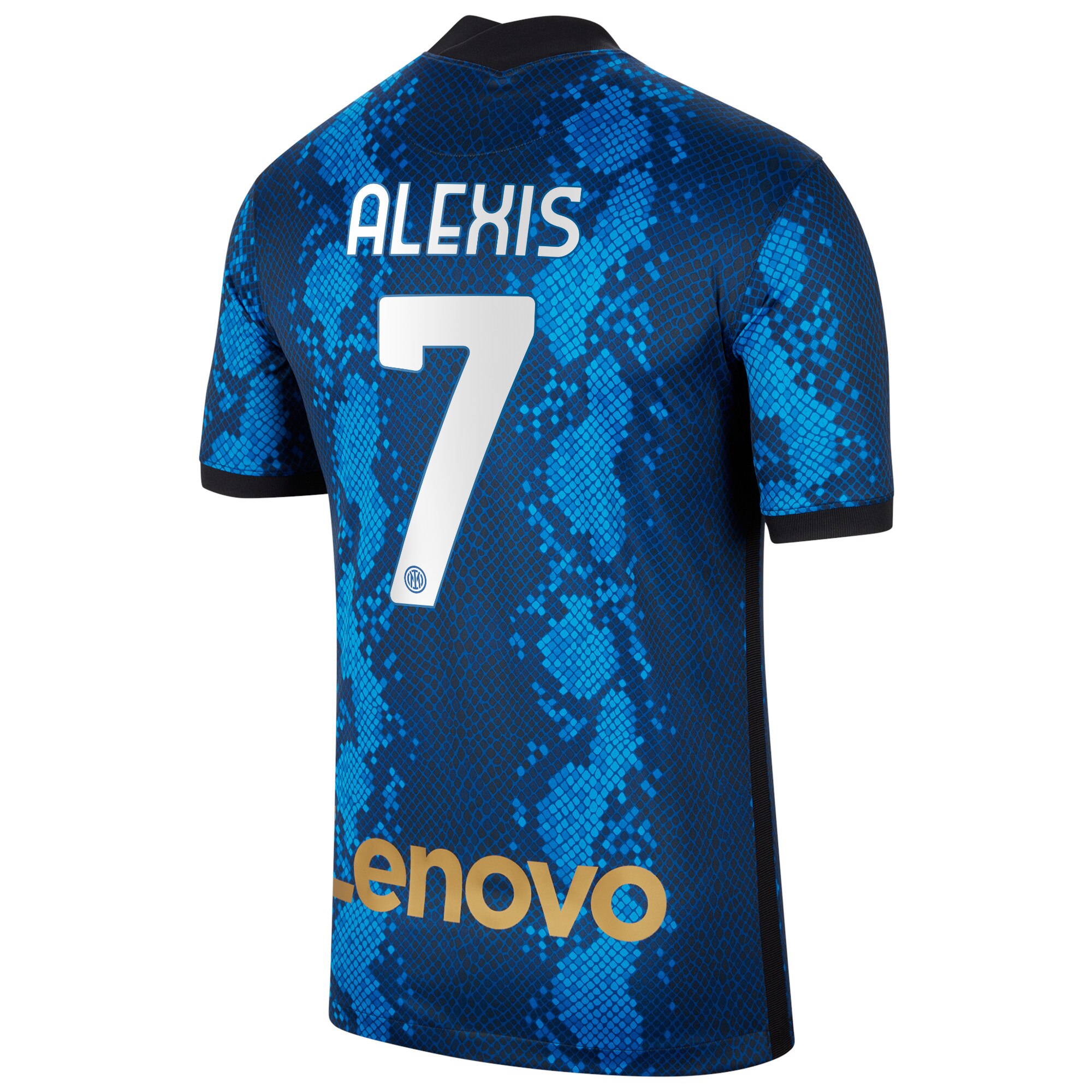 Inter Milan Home Stadium Shirt 2021-22 with Alexis 7 printing