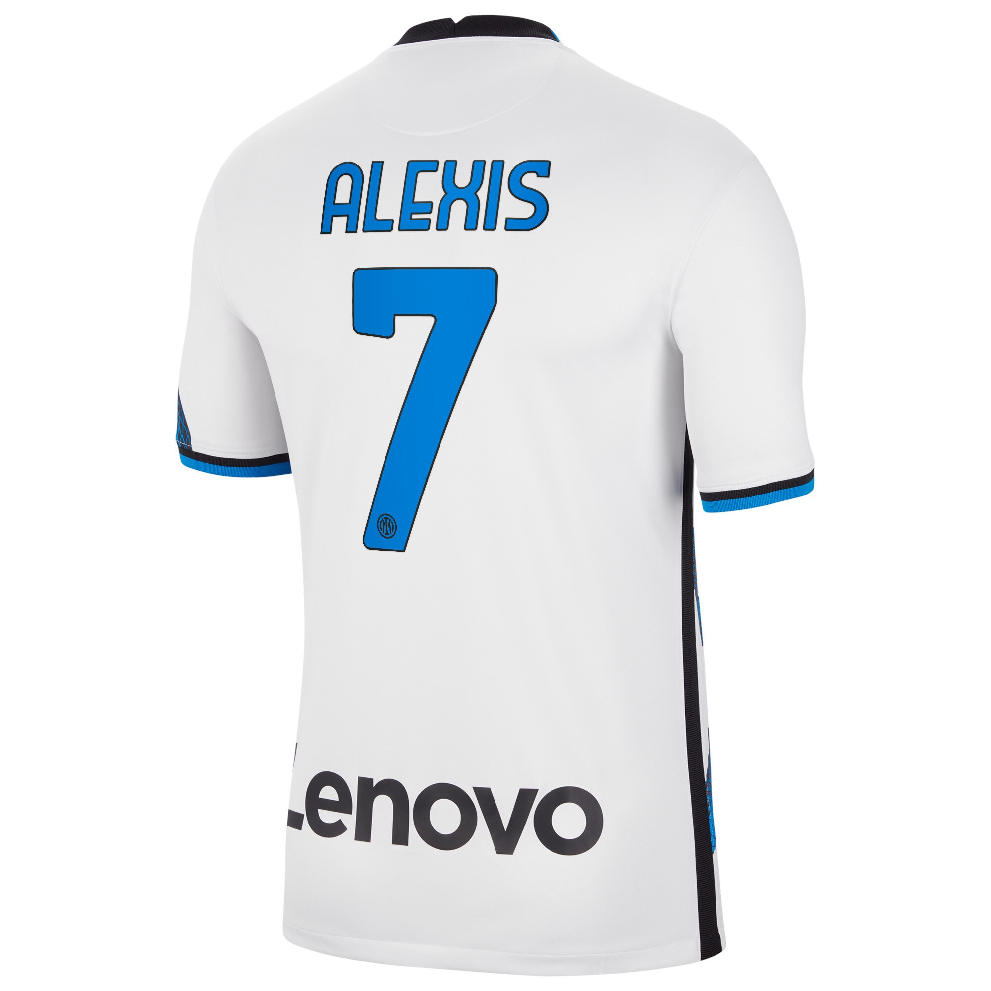 Inter Milan Away Stadium Shirt 2021-22 with Alexis 7 printing