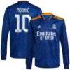 Real Madrid Away Shirt 2021-22-Long Sleeve with Modric 10 printing