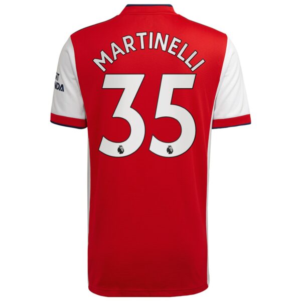 Arsenal Home Shirt 2021-22 with Martinelli 35 printing