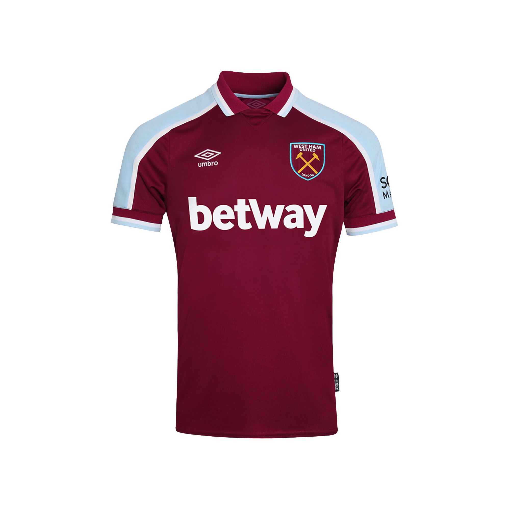 West Ham United Home Shirt 2021-22 with Rice 41 printing