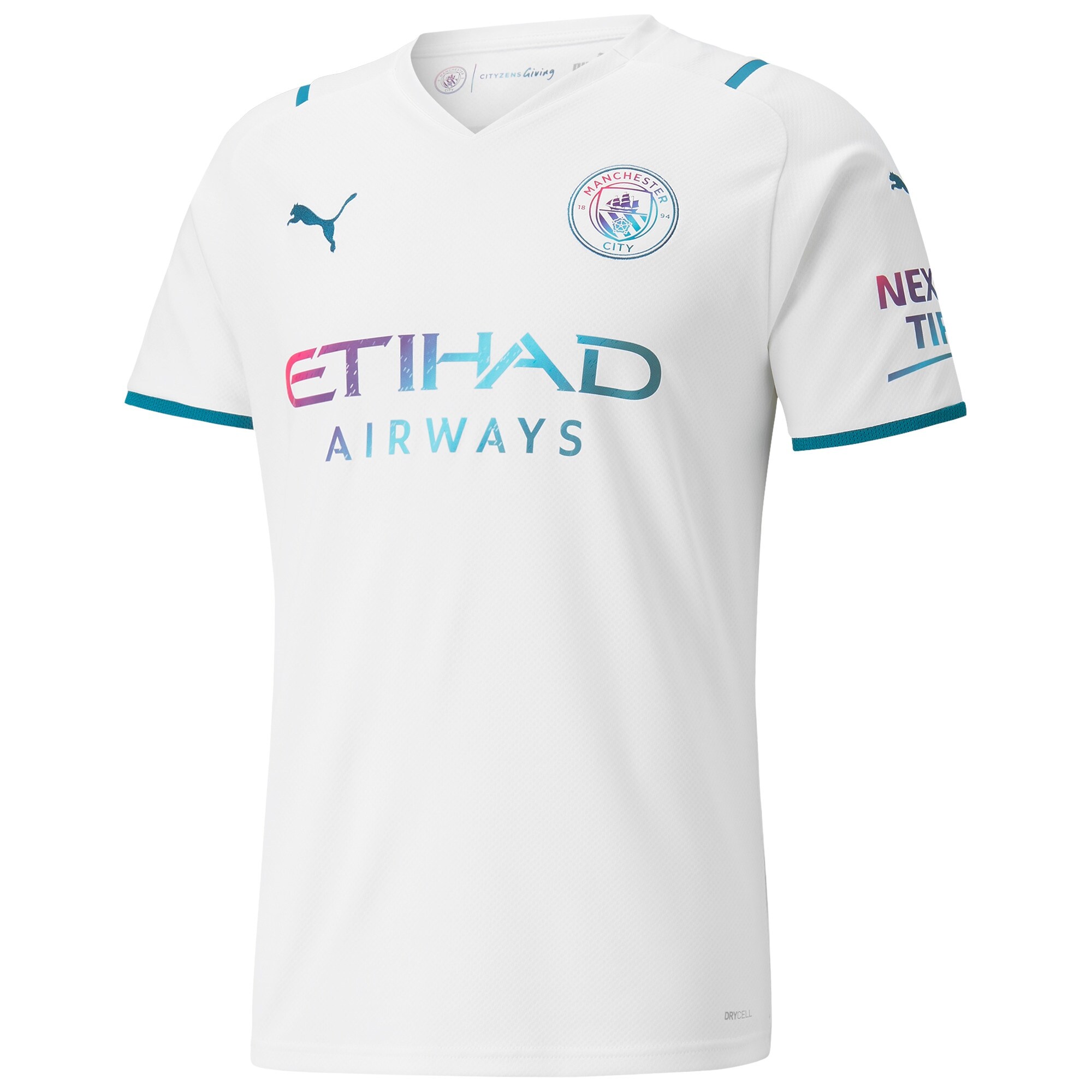 Manchester City Away Shirt 2021-22 with Laporte 14 printing