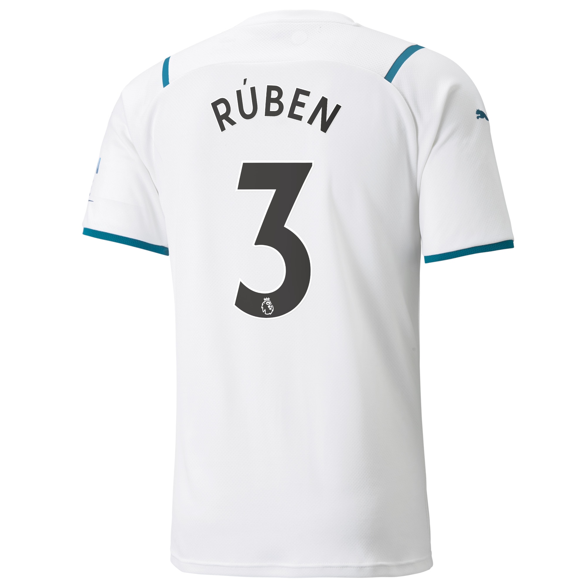 Manchester City Away Shirt 2021-22 with Rúben 3 printing