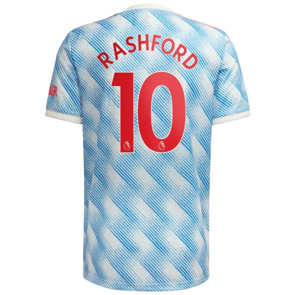 Manchester United Away Shirt 2021-22 with Rashford 10 printing