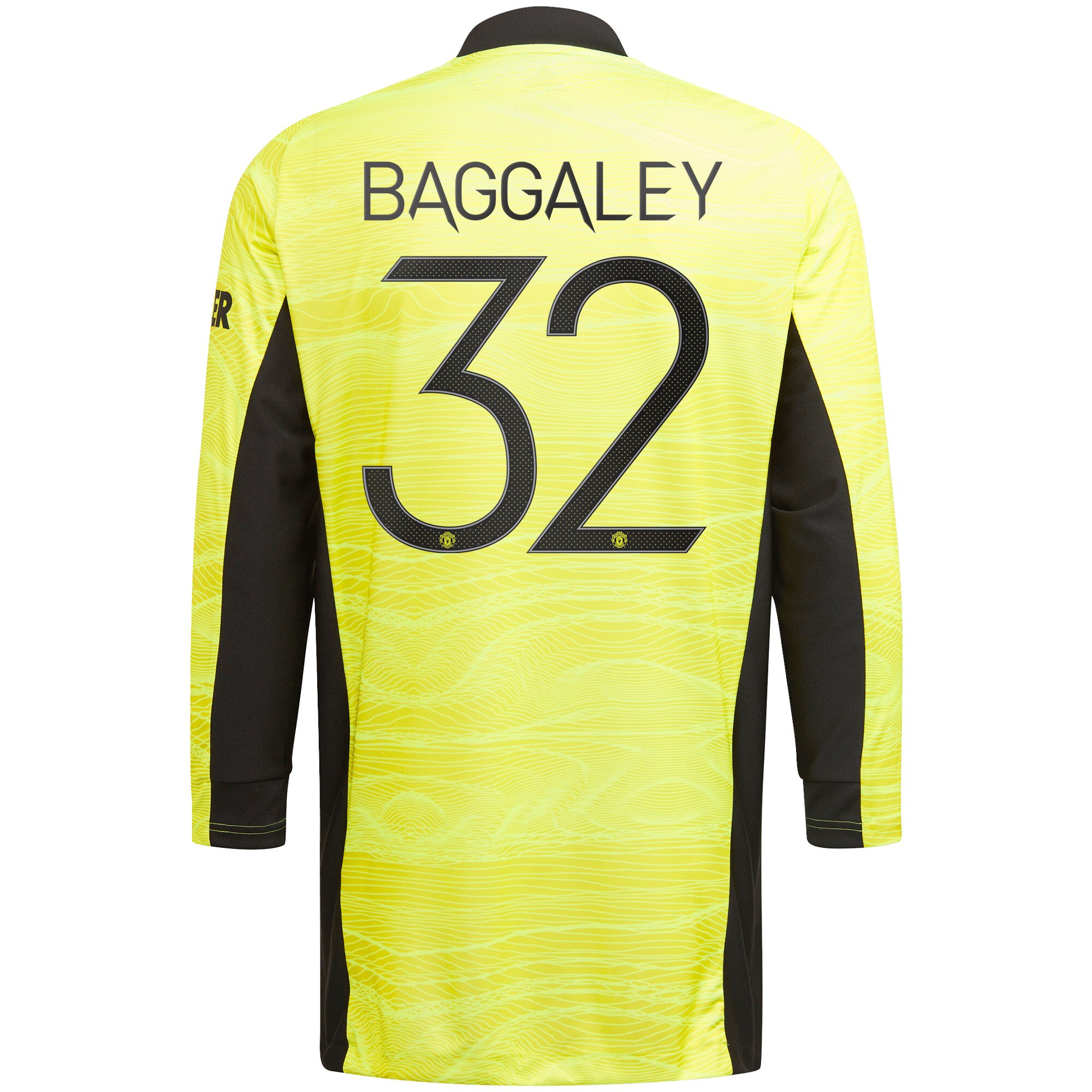 Manchester United Cup Home Goalkeeper Shirt 2021-22 with Baggaley 32 printing