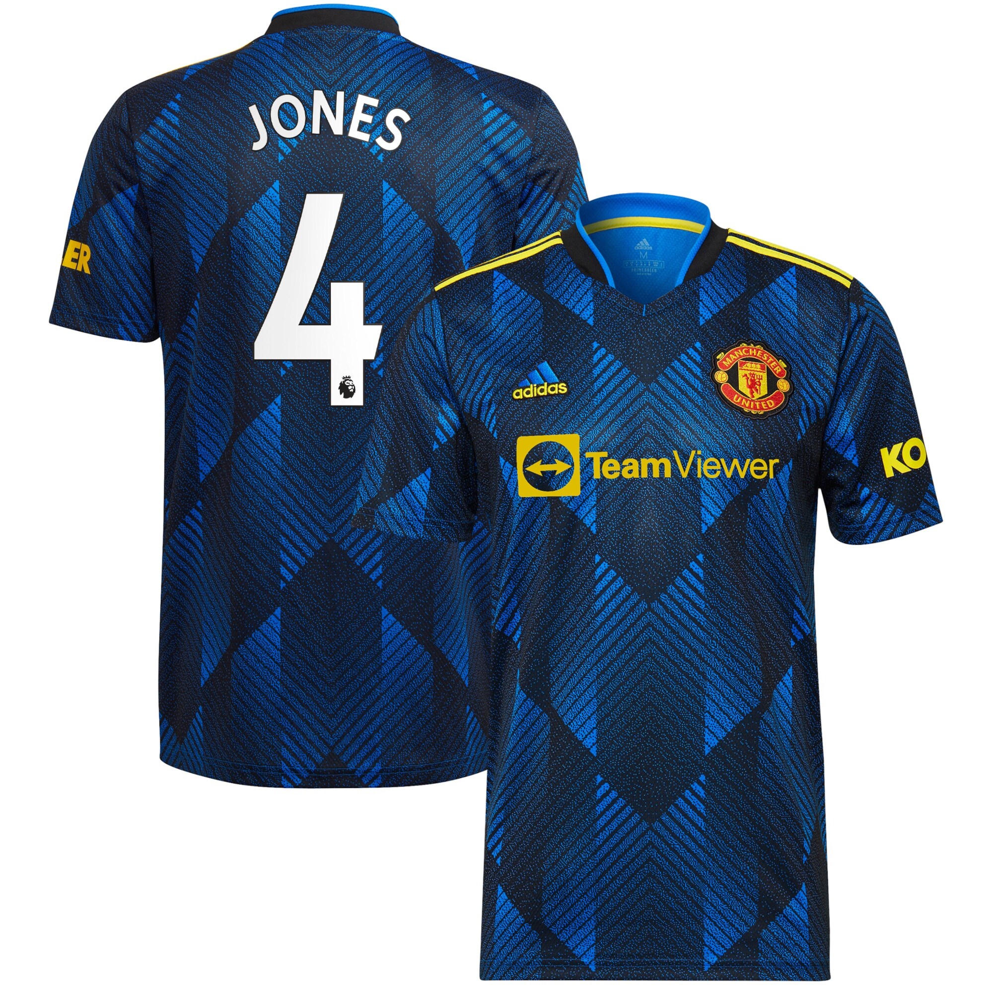 Manchester United Third Shirt 2021-22 with Jones 4 printing