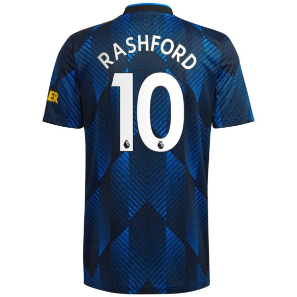 Manchester United Third Shirt 2021-22 with Rashford 10 printing
