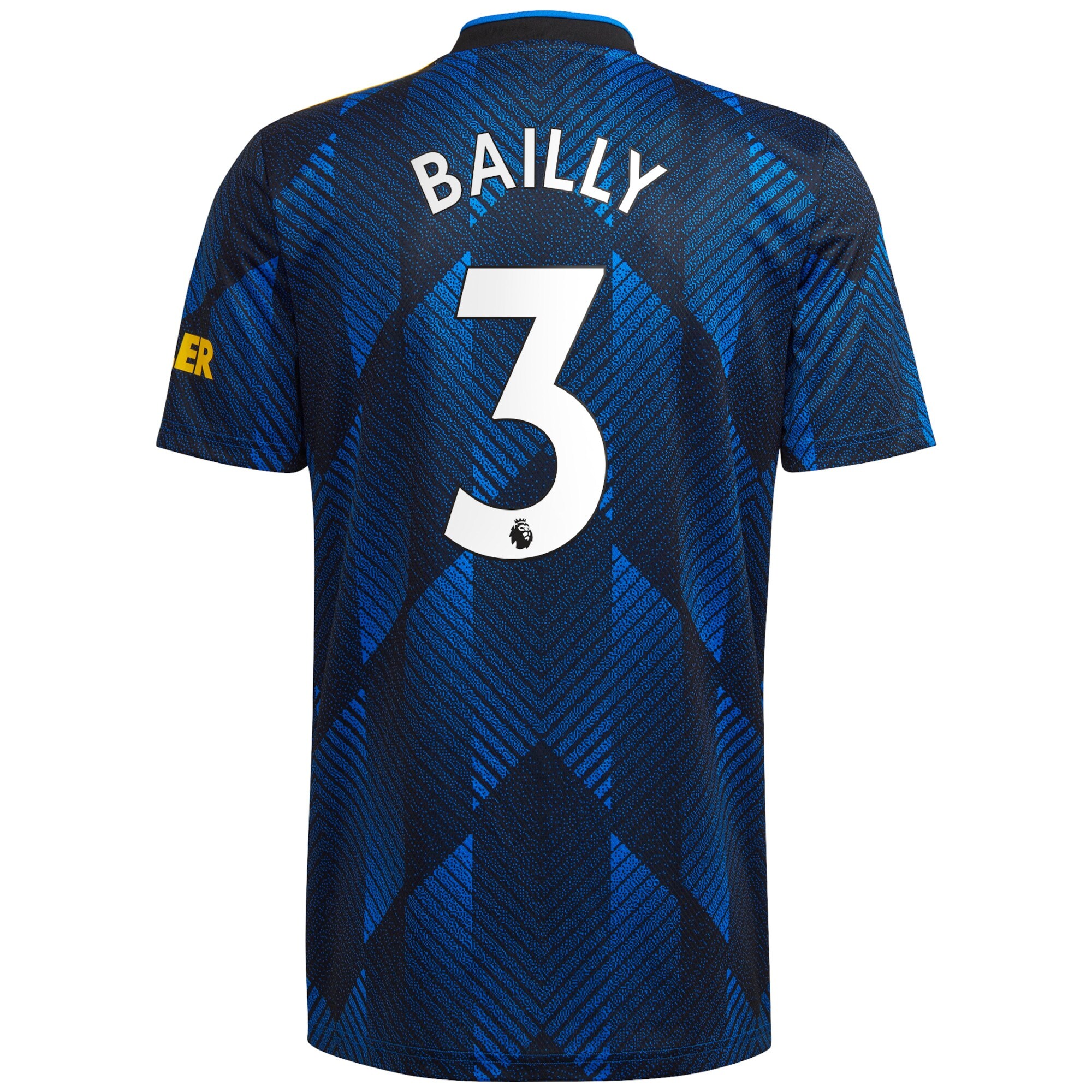 Manchester United Third Shirt 2021-22 with Bailly 3 printing